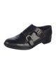 Salvatore Ferragamo Leather Monk Straps