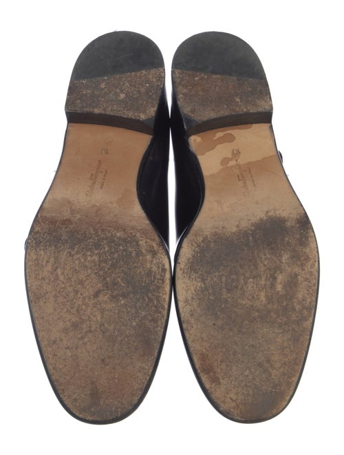 Salvatore Ferragamo Leather Monk Straps