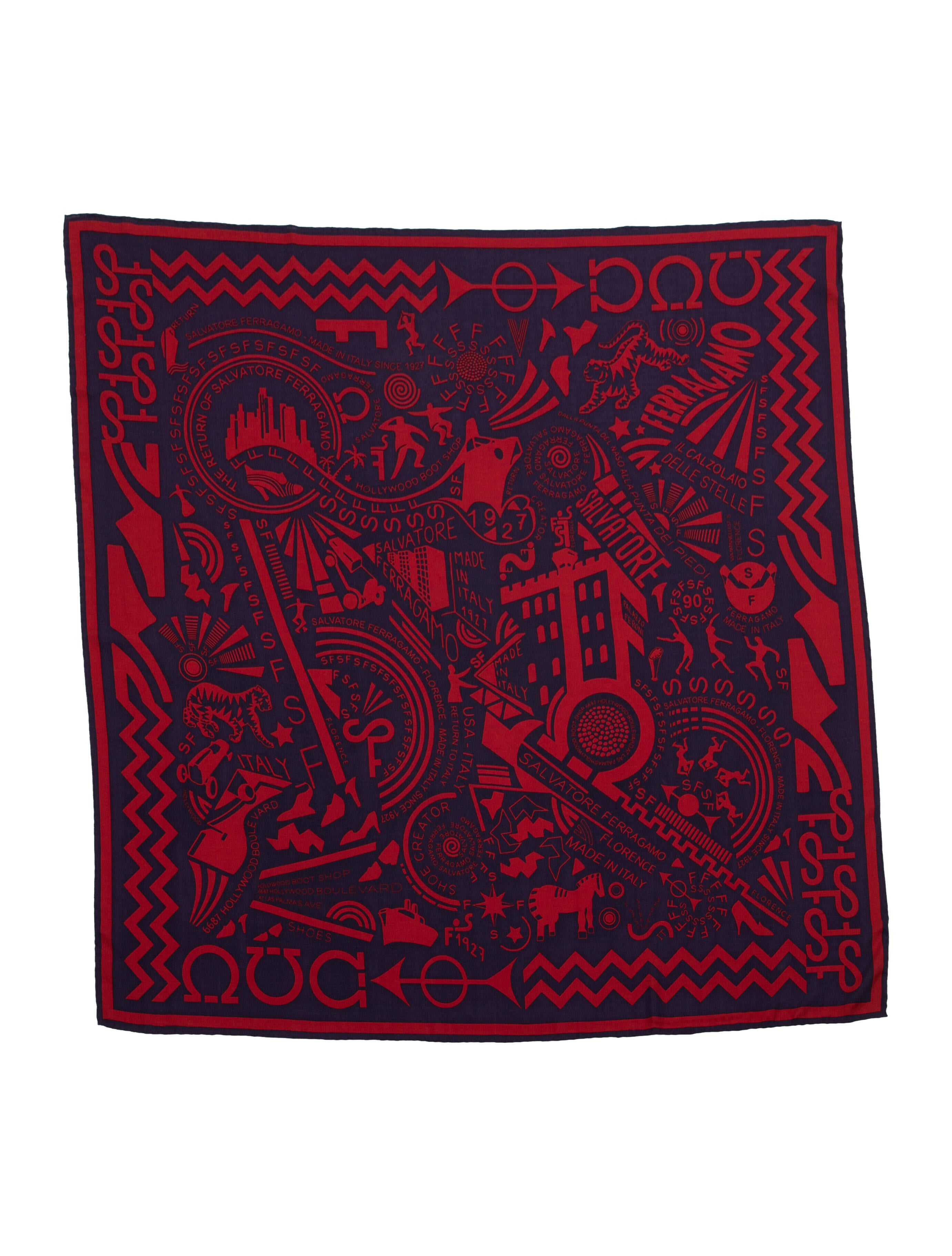Salvatore Ferragamo Printed Scarf