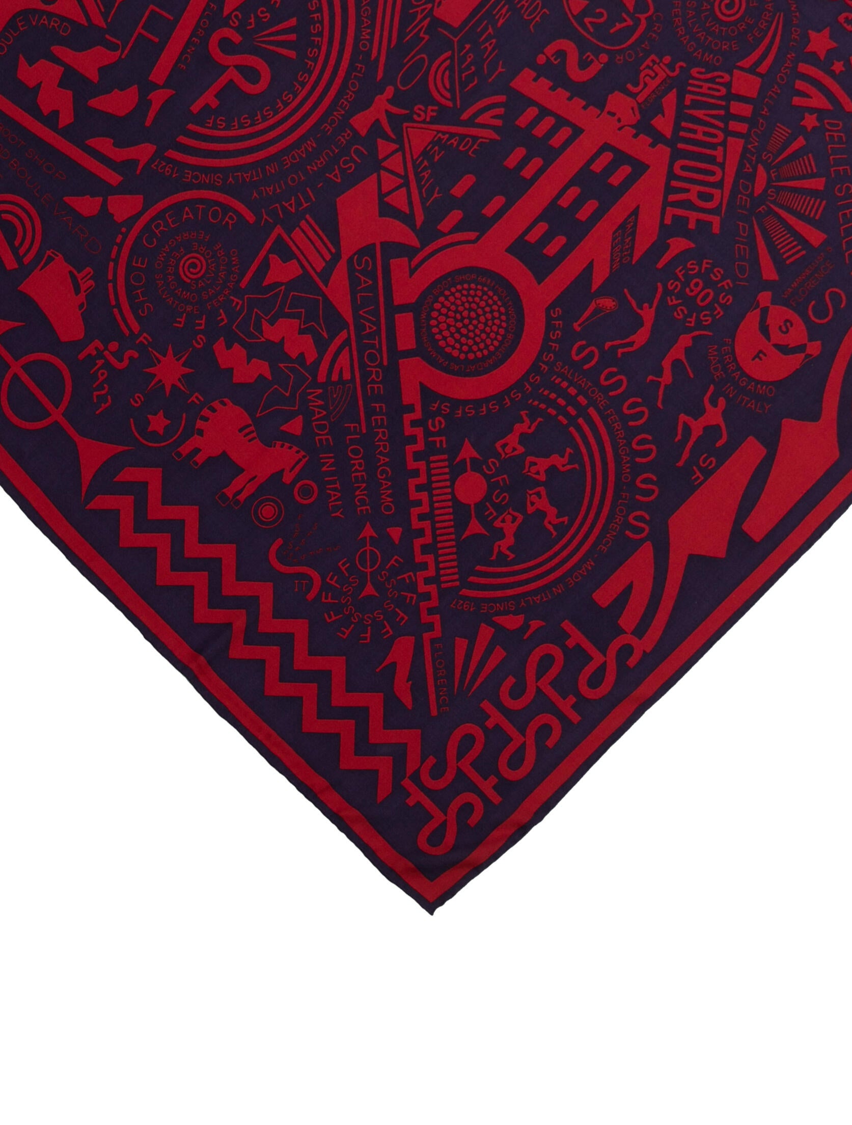 Salvatore Ferragamo Printed Scarf