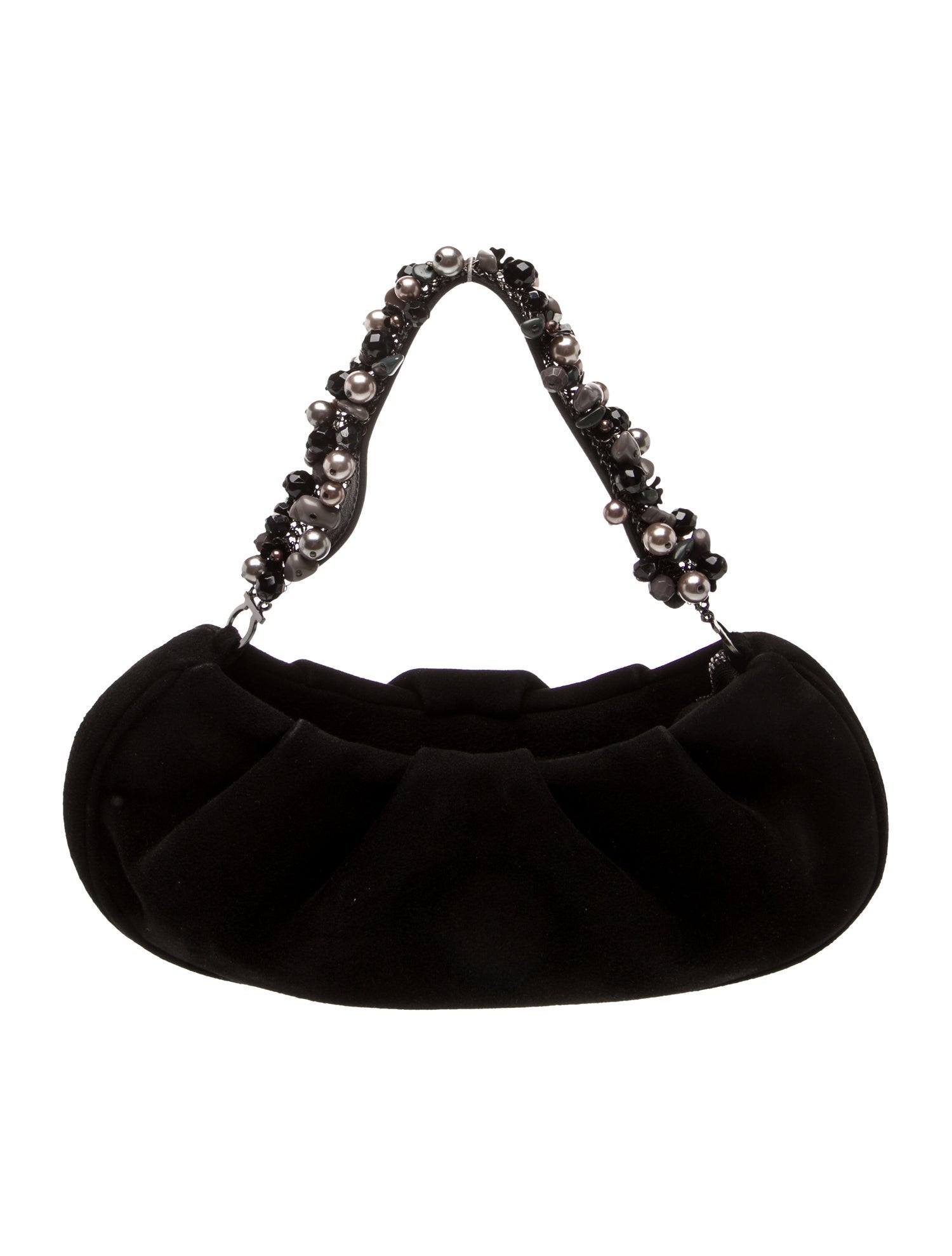 Salvatore Ferragamo Satin Top Handle Bag