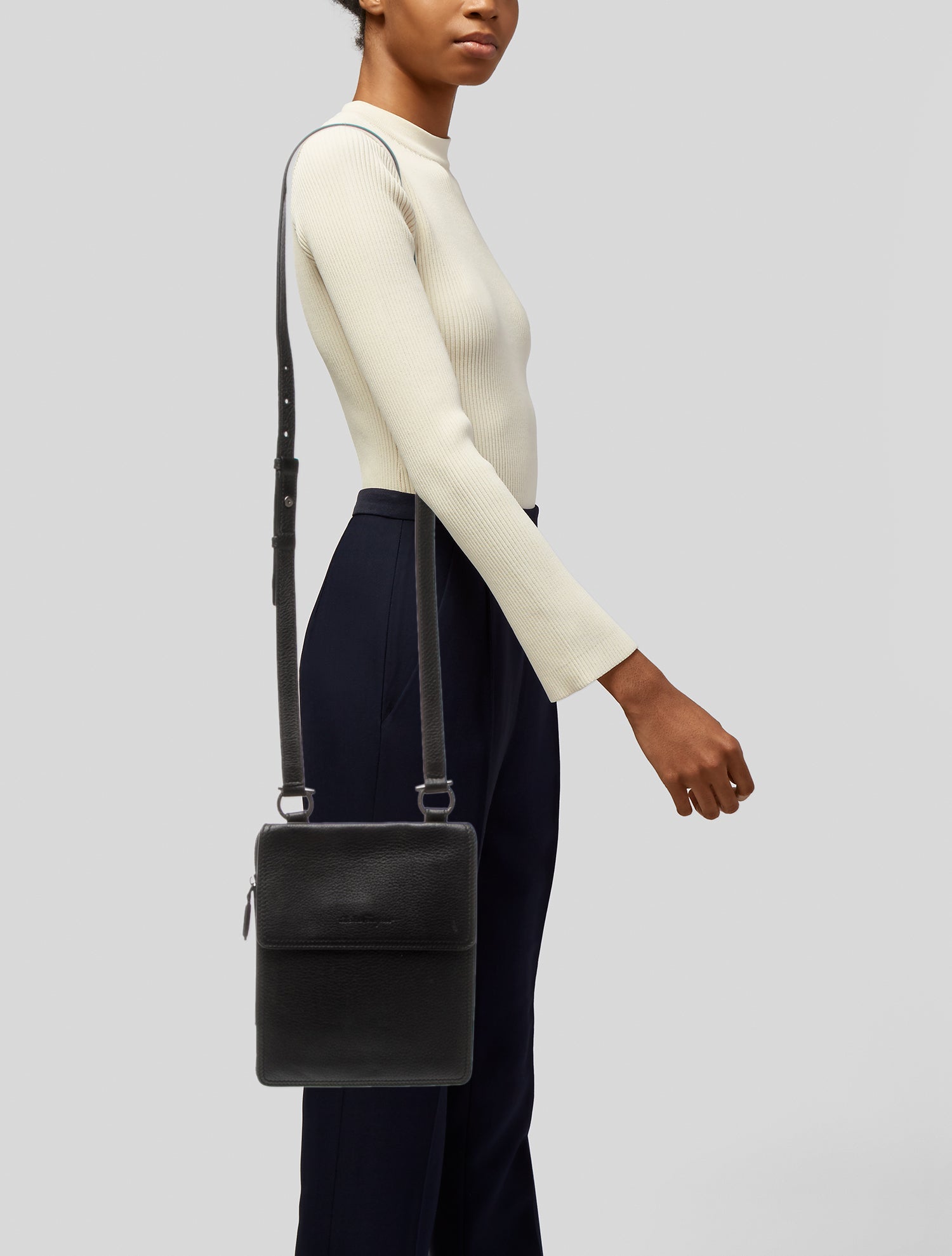 Salvatore Ferragamo Leather Evening Bag