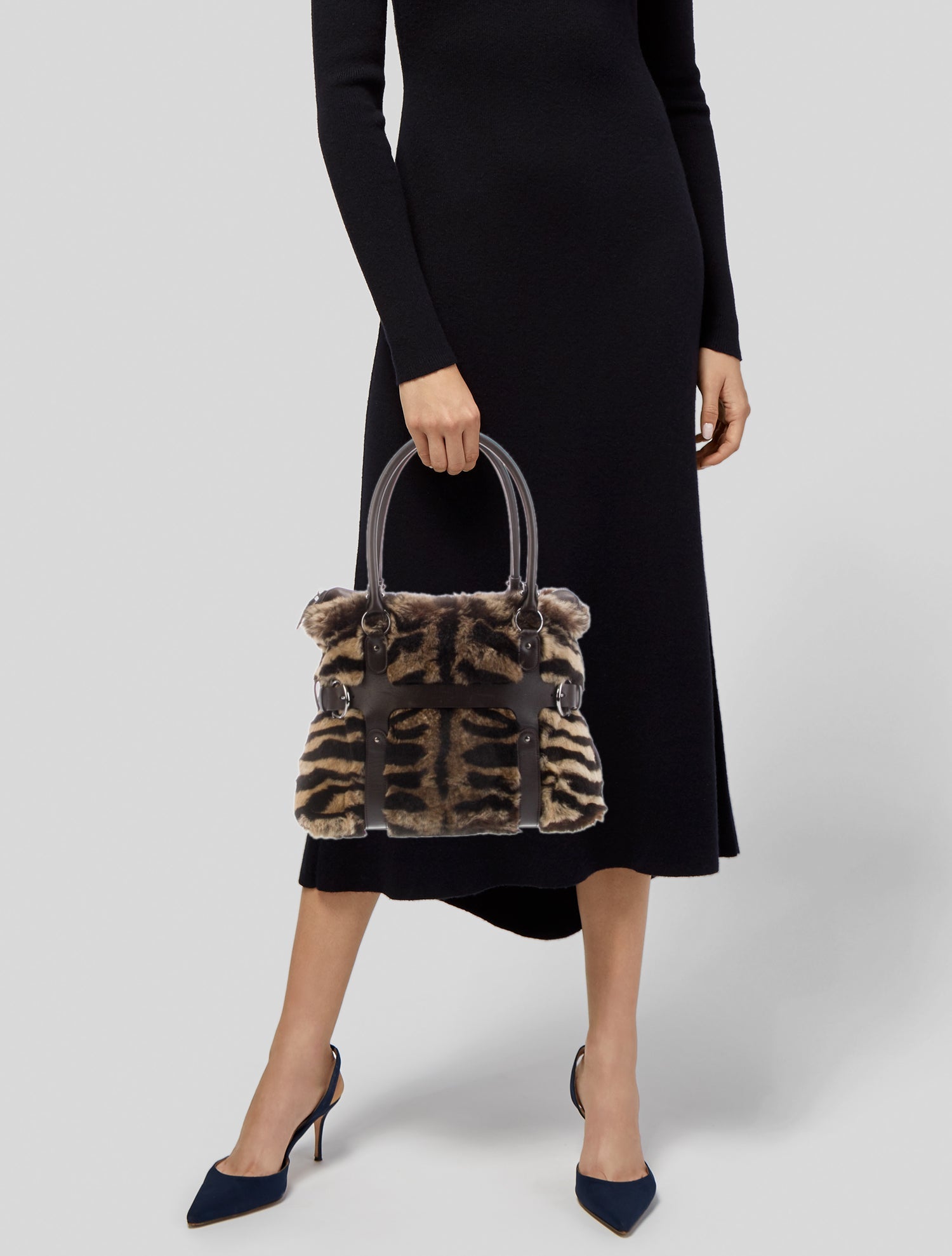 Salvatore Ferragamo Gancio Top Handle Bag