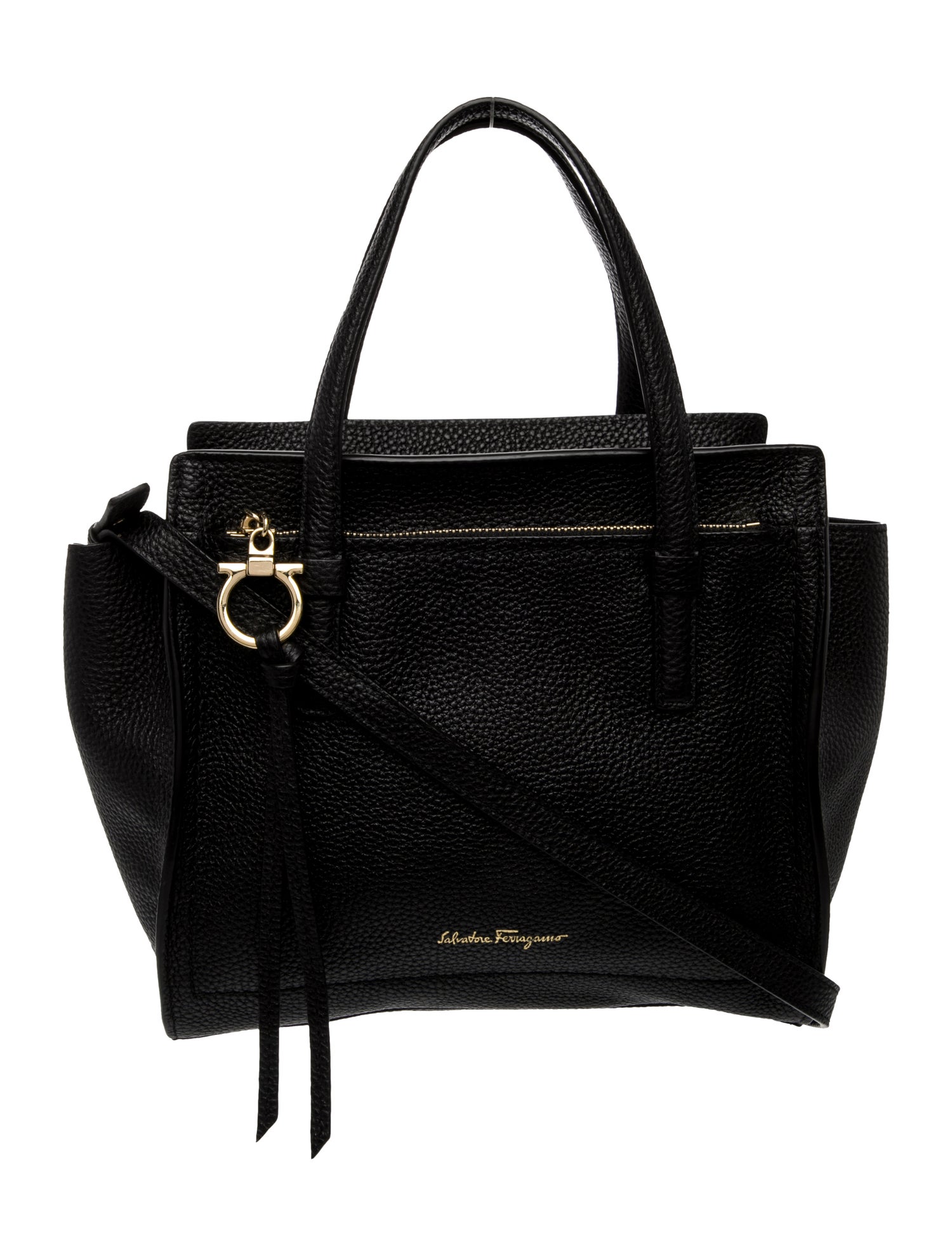 Salvatore Ferragamo Leather Top Handle Bag