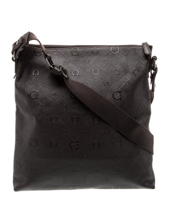 Salvatore Ferragamo Saffiano Leather Messenger Bag