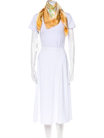 Salvatore Ferragamo Silk Animal Print Scarf