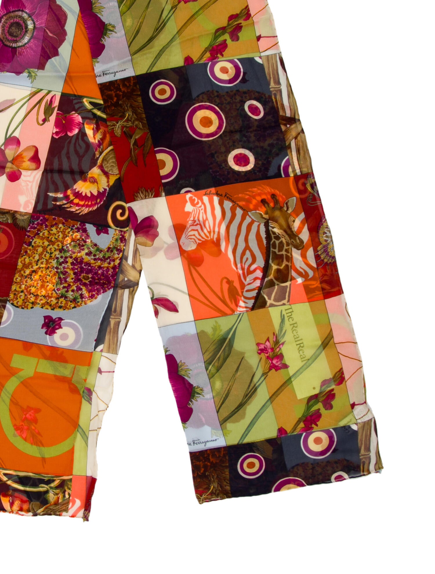 Salvatore Ferragamo Silk Printed Scarf