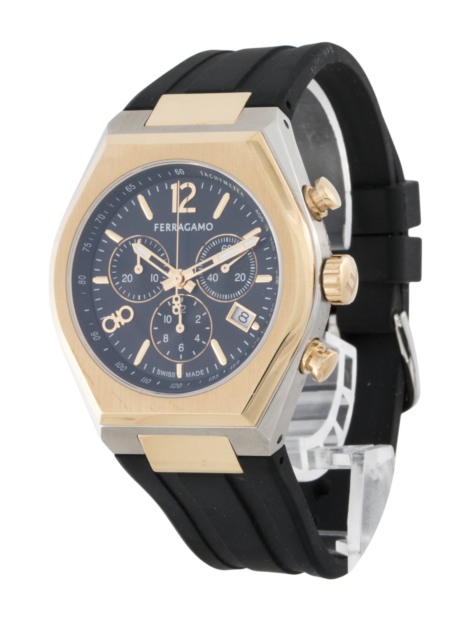Salvatore Ferragamo Tonneau Chrono Watch
