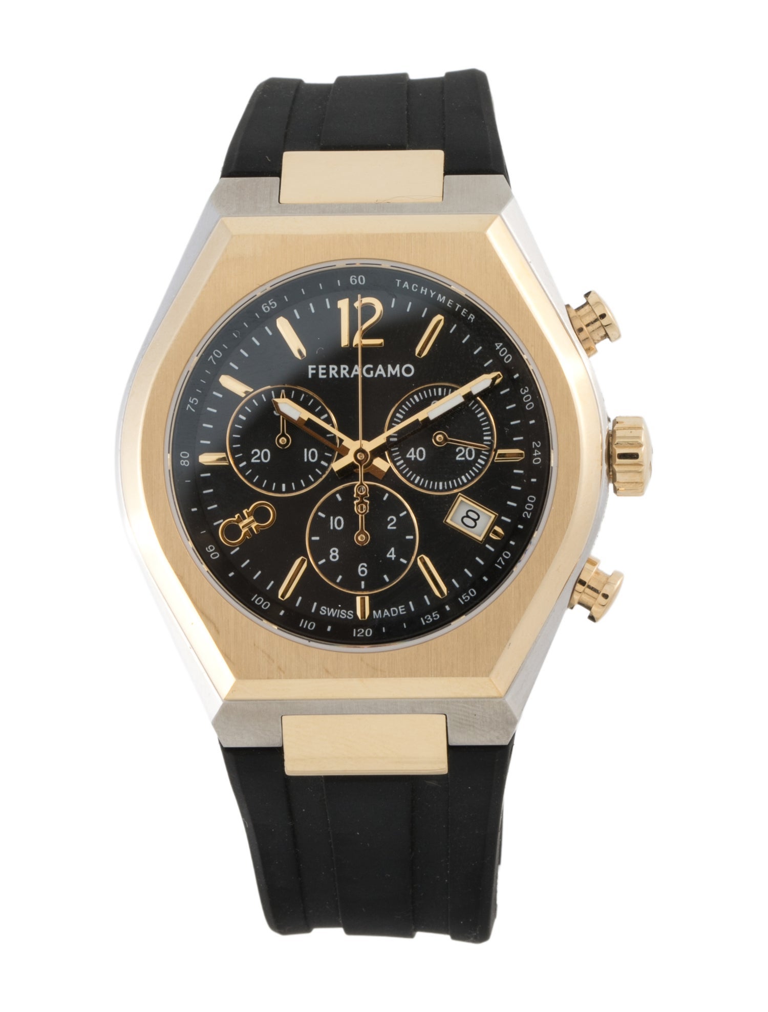 Salvatore Ferragamo Tonneau Chrono Watch