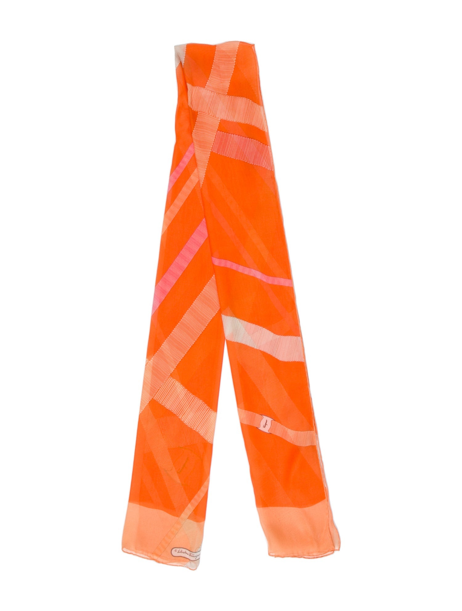 Salvatore Ferragamo Silk Printed Scarf