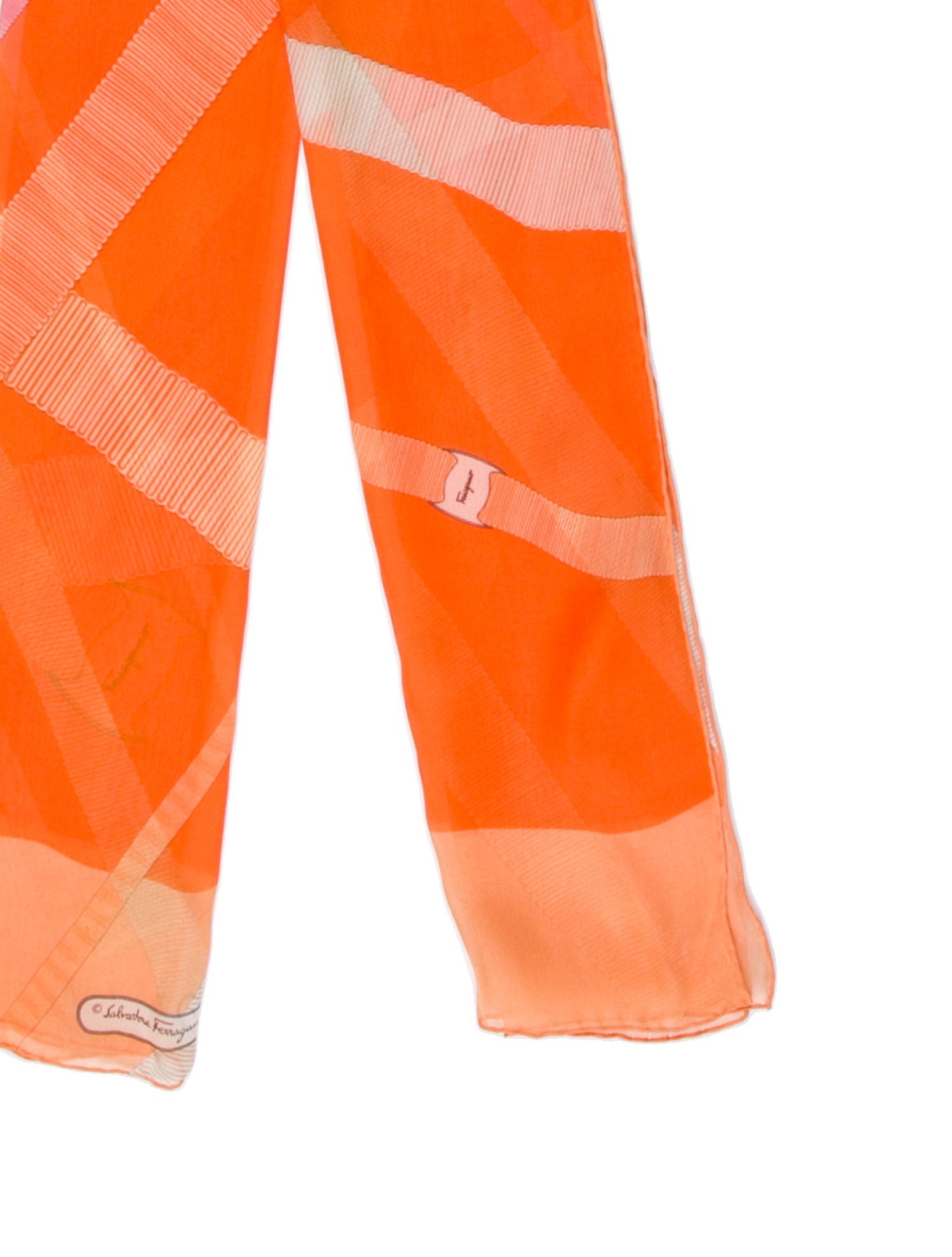 Salvatore Ferragamo Silk Printed Scarf