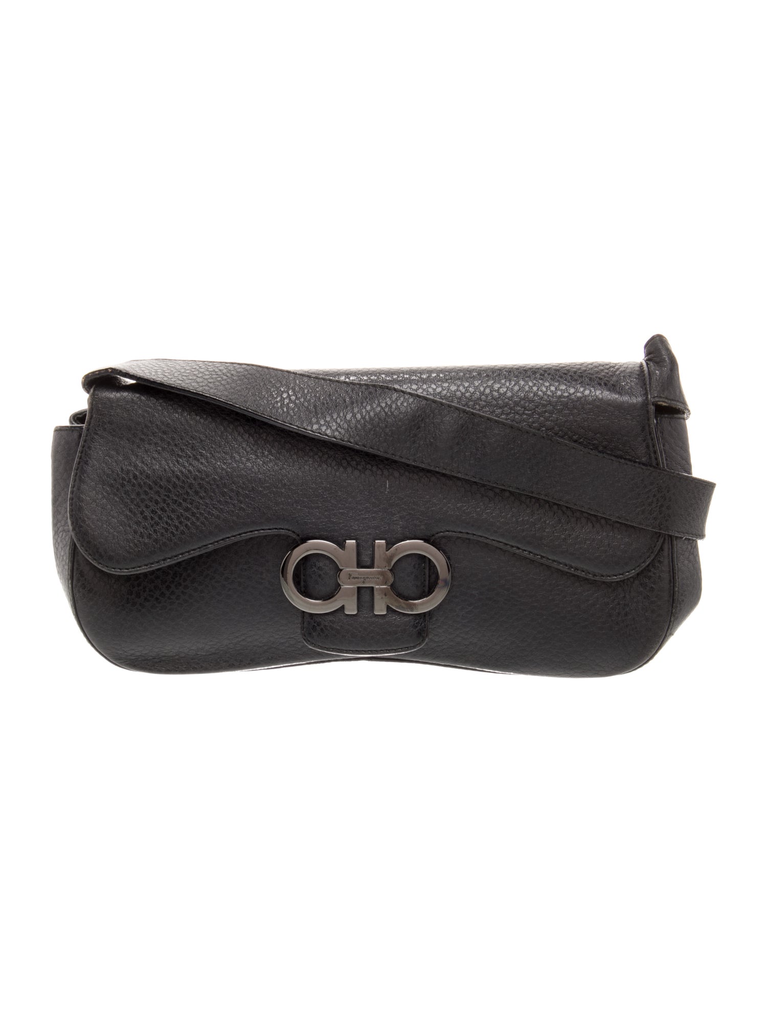 Salvatore Ferragamo Leather Shoulder Bag Vintage