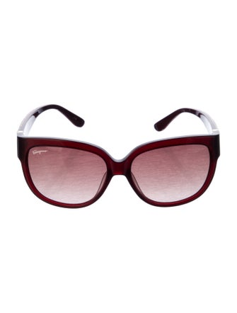 Salvatore Ferragamo Oversize Gradient Sunglasses