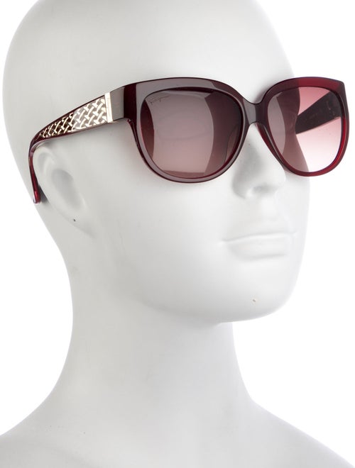 Salvatore Ferragamo Oversize Gradient Sunglasses