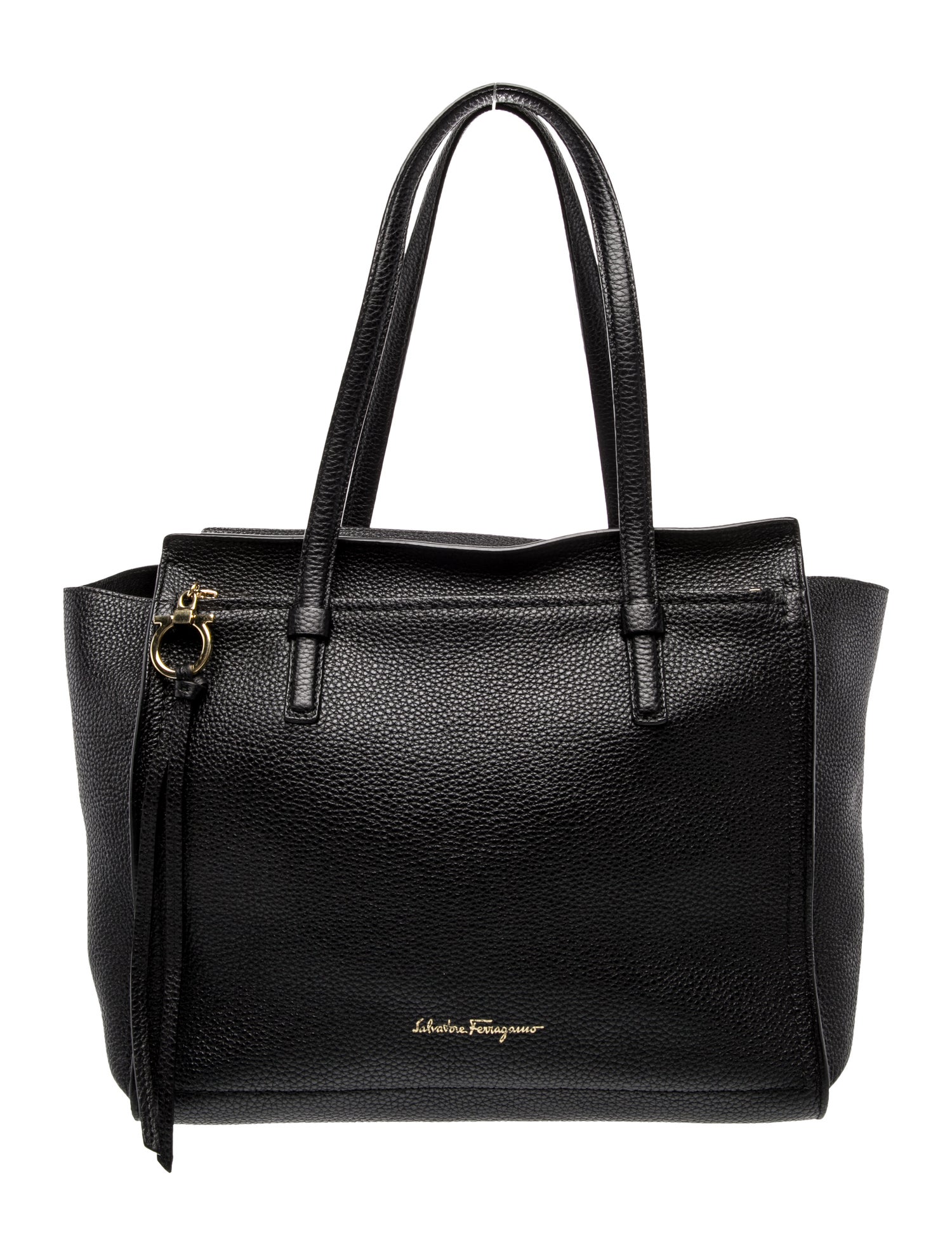 Salvatore Ferragamo Leather Top Handle Bag