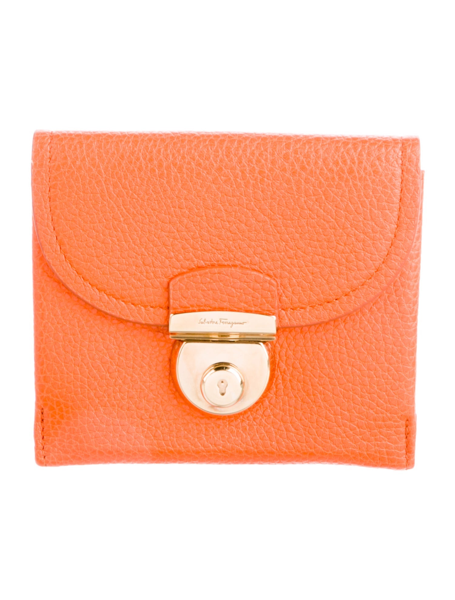 Salvatore Ferragamo Leather Compact Wallet