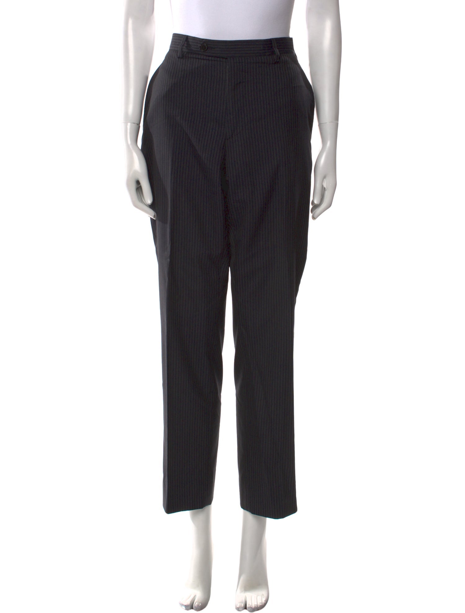 Salvatore Ferragamo Wool Straight Leg Pants