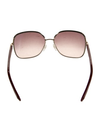 Salvatore Ferragamo Oversize Gradient Sunglasses
