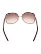 Salvatore Ferragamo Oversize Gradient Sunglasses