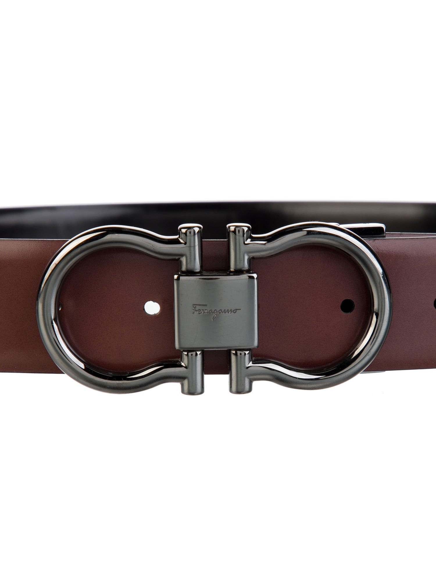 Salvatore Ferragamo Leather Belt Kit