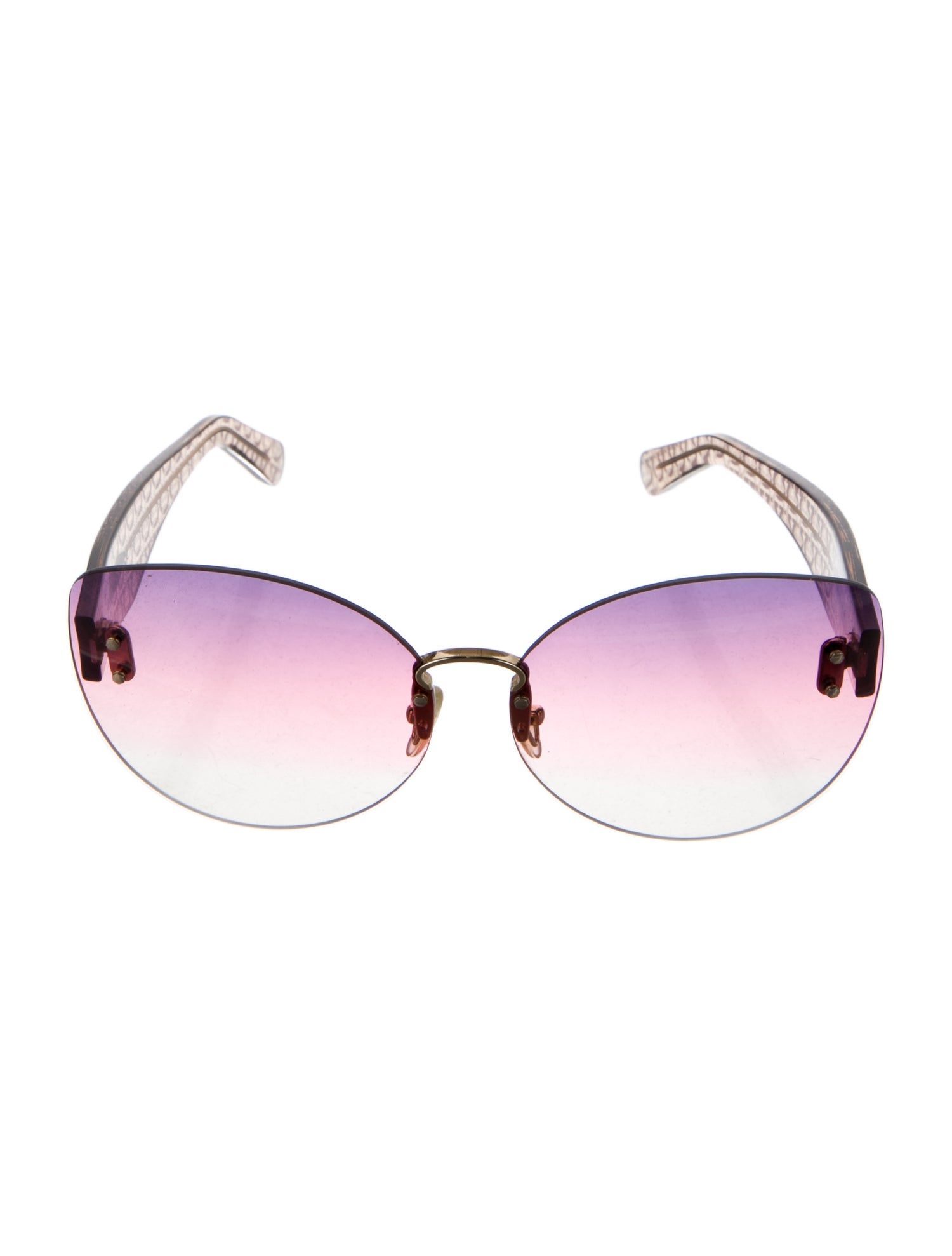 Salvatore Ferragamo Oversize Gradient Sunglasses