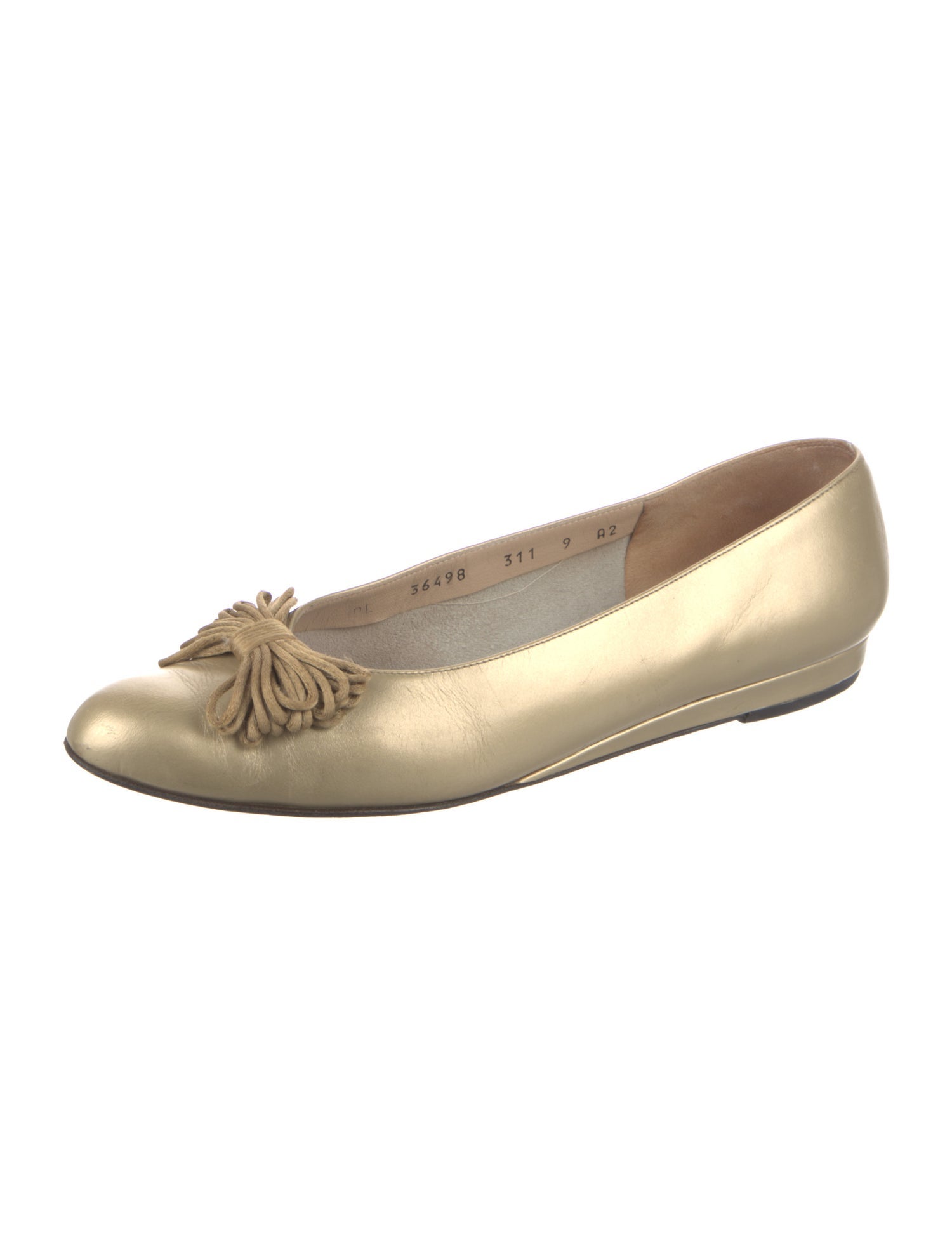 Salvatore Ferragamo Leather Flats