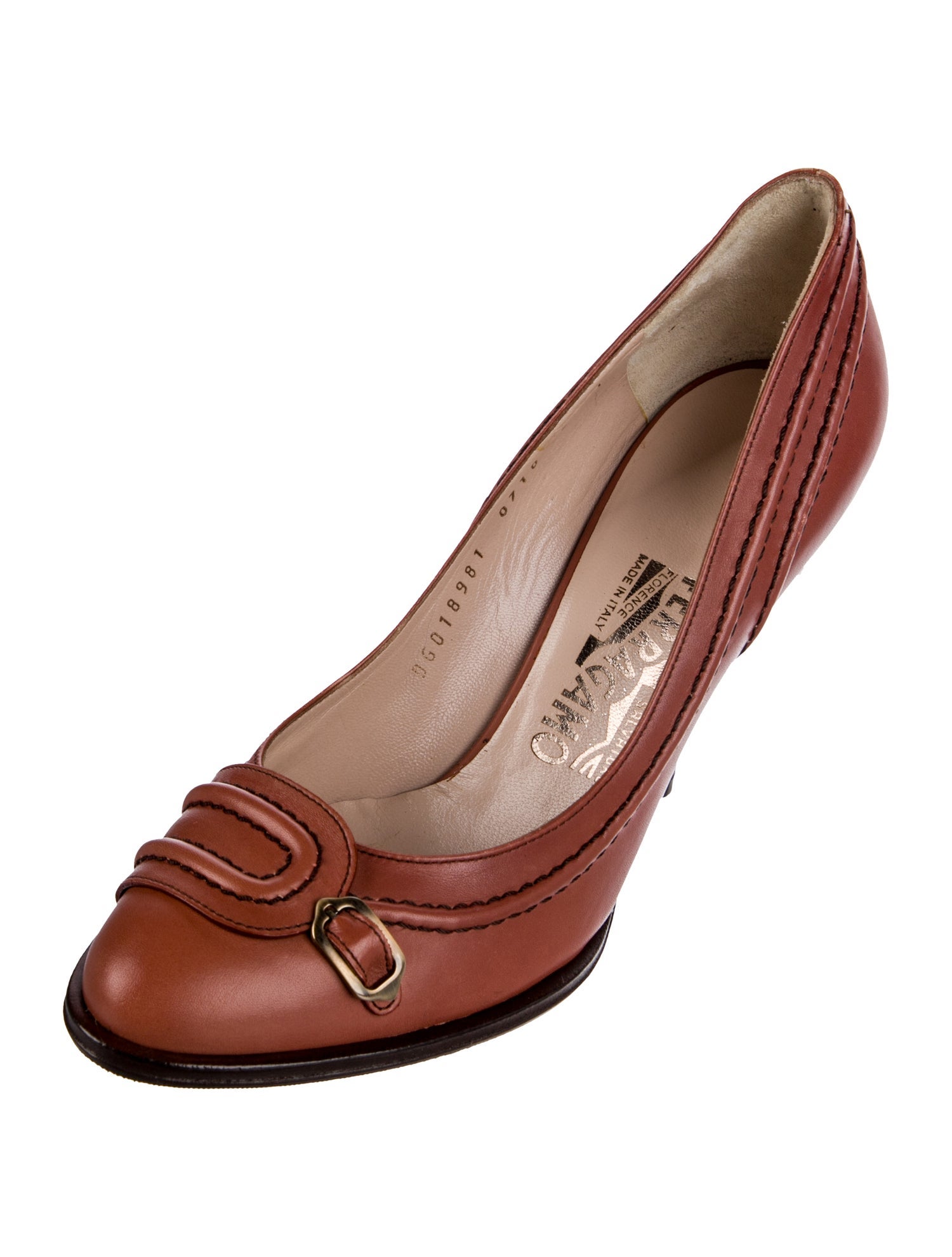 Salvatore Ferragamo Leather Pumps