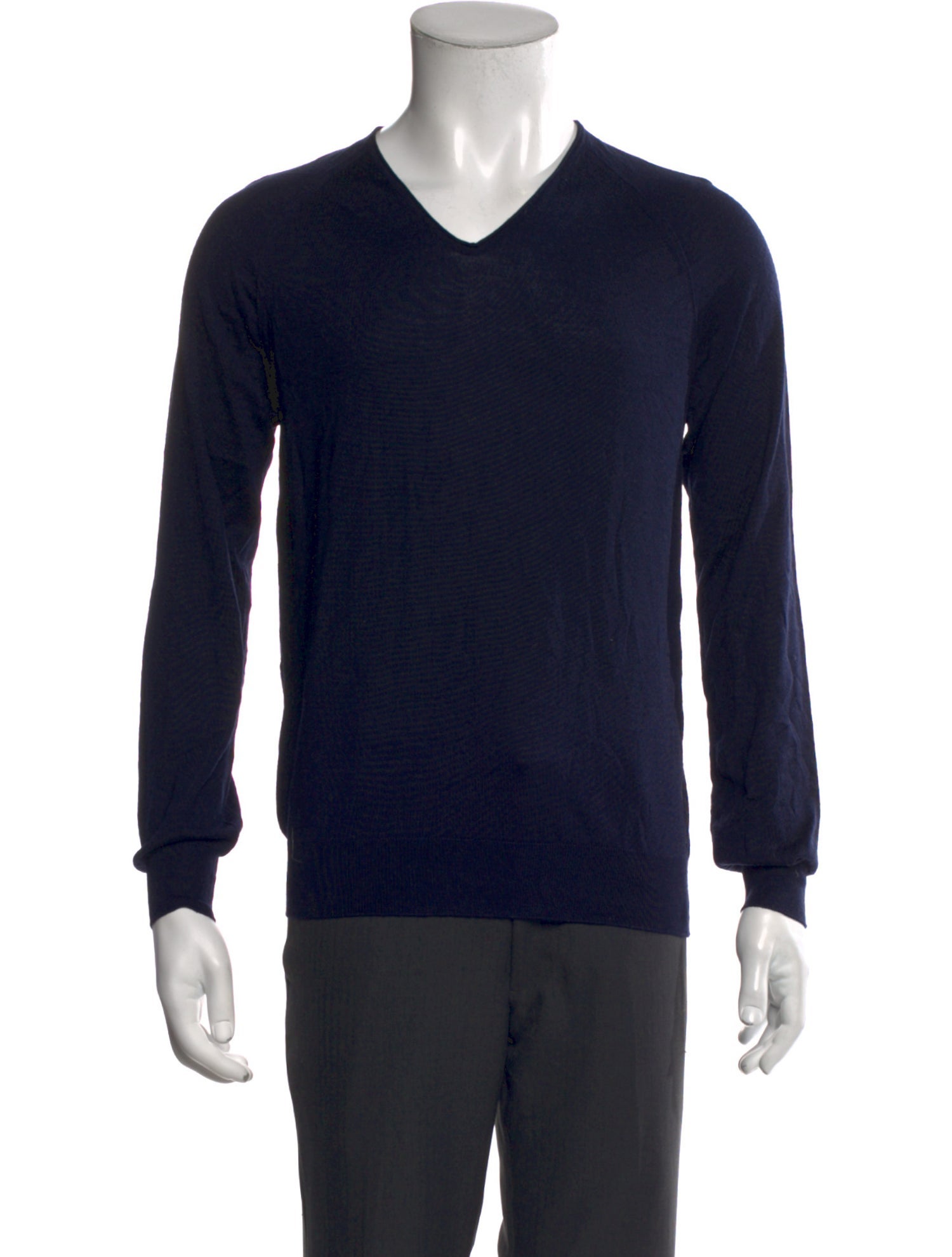 Salvatore Ferragamo Wool V-Neck Pullover