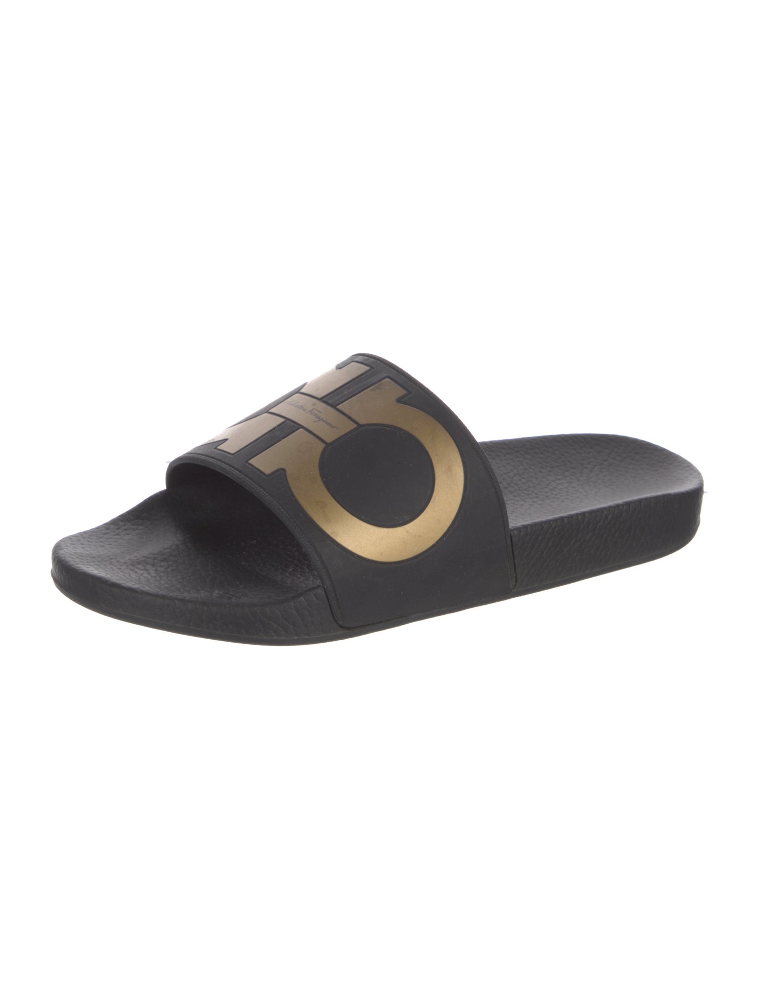 Salvatore Ferragamo Rubber Printed Slides