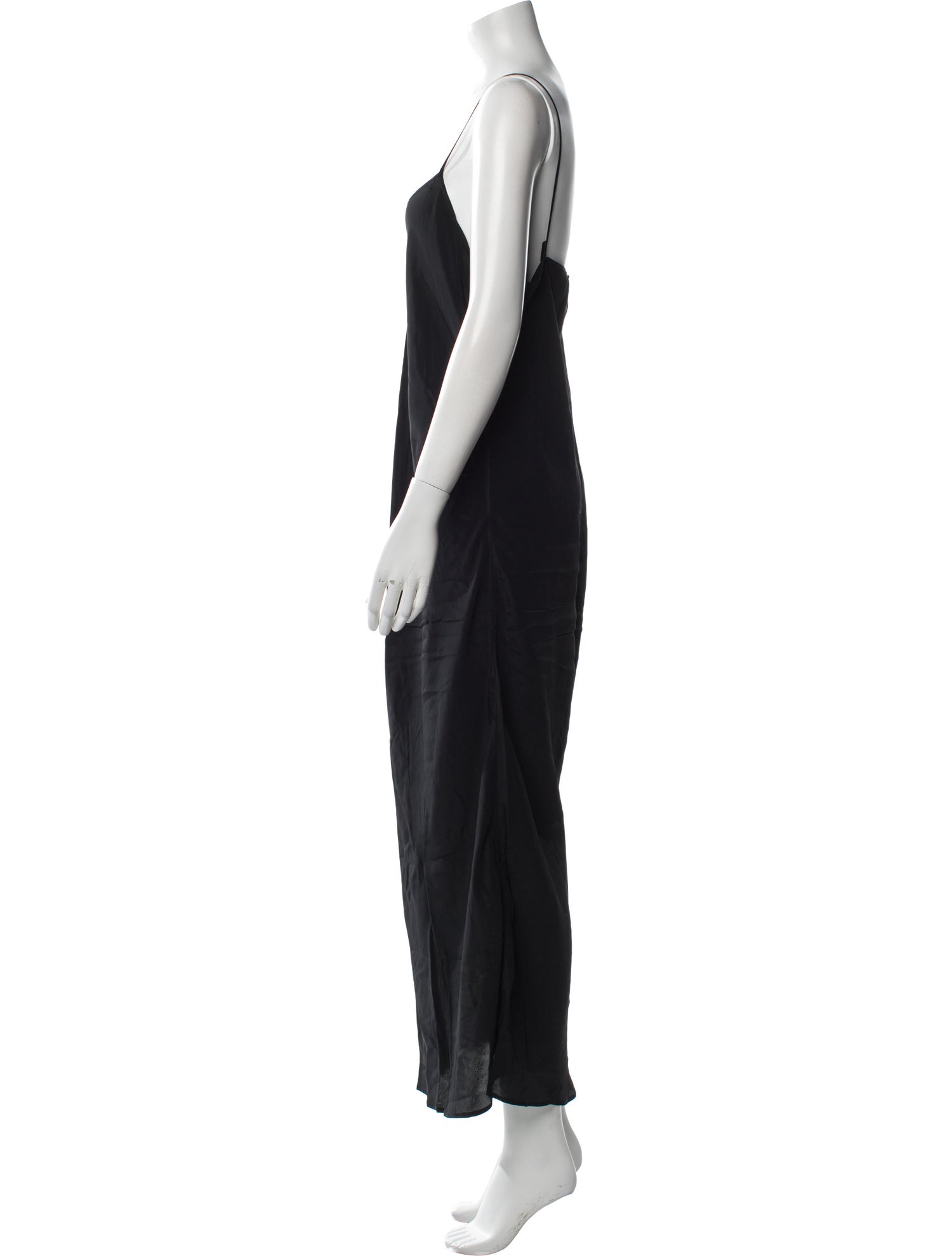 Salvatore Ferragamo V-Neck Midi Length Dress