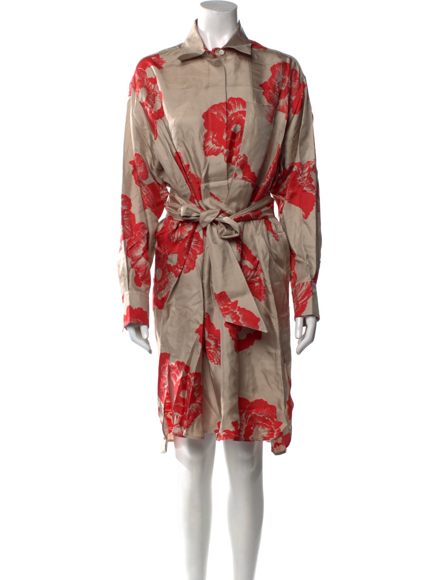 Salvatore Ferragamo Silk Knee-Length Dress