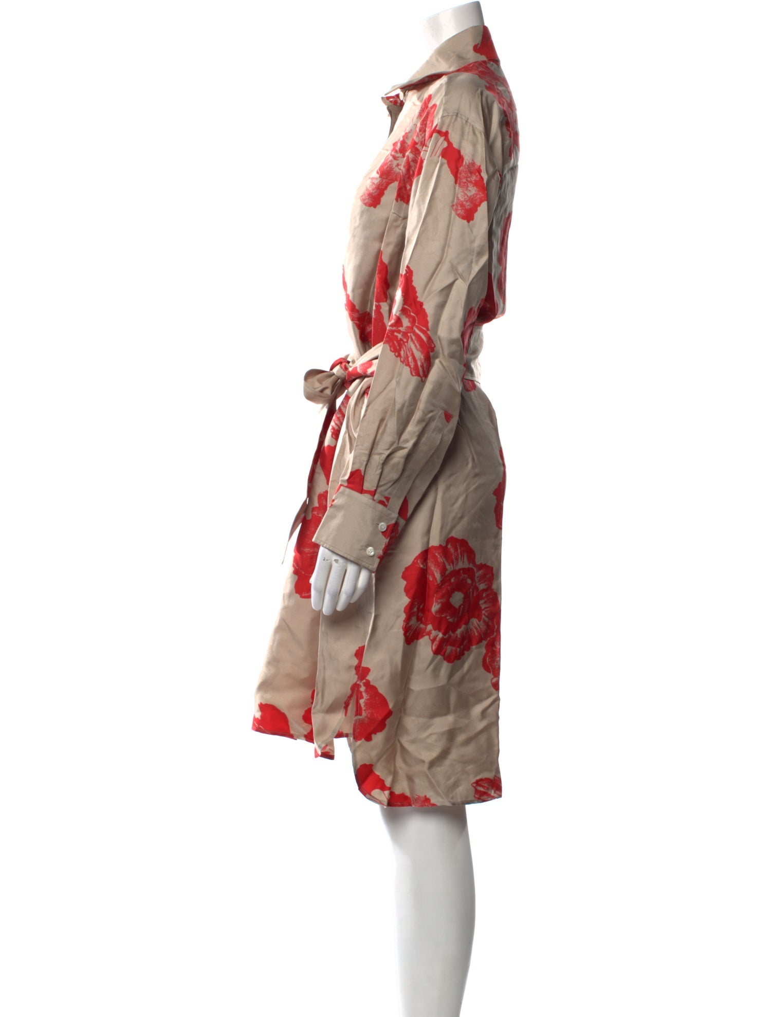 Salvatore Ferragamo Silk Knee-Length Dress