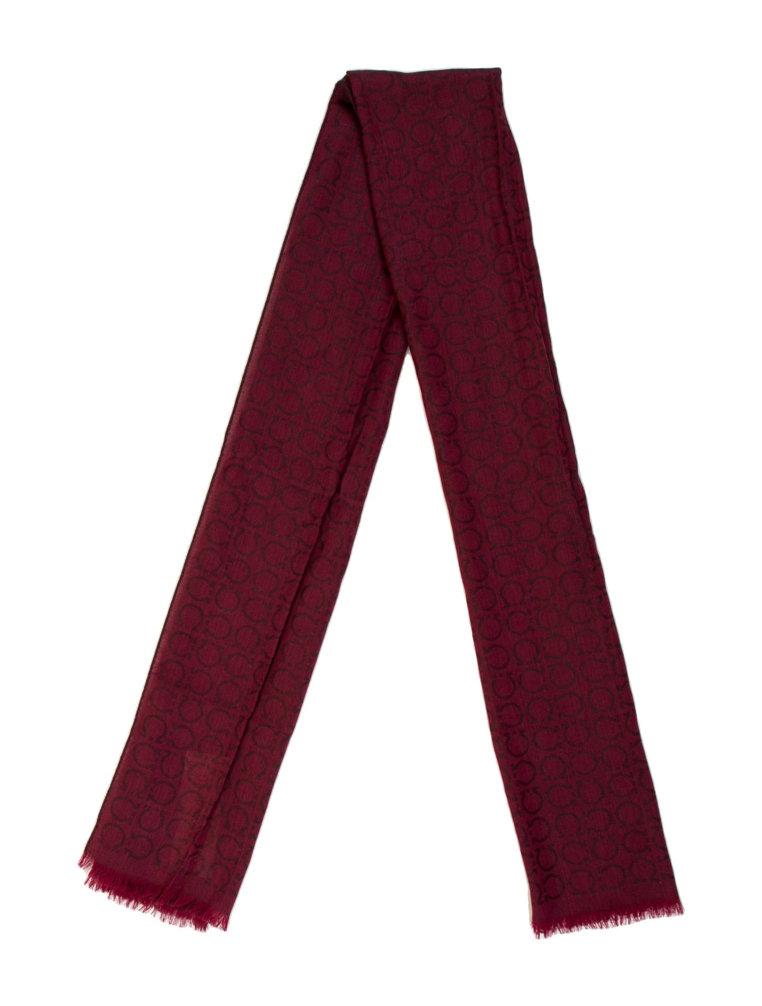 Salvatore Ferragamo Wool Printed Scarf