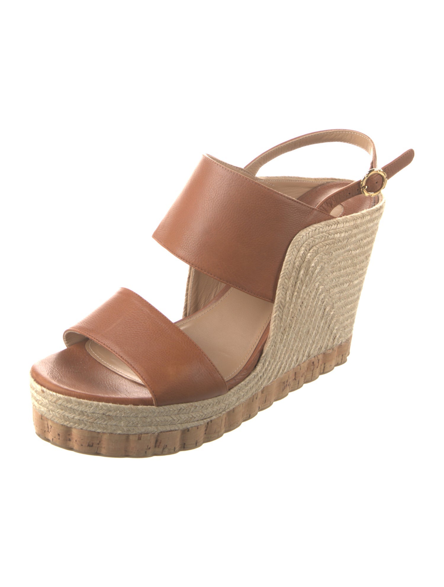 Salvatore Ferragamo Leather Espadrilles