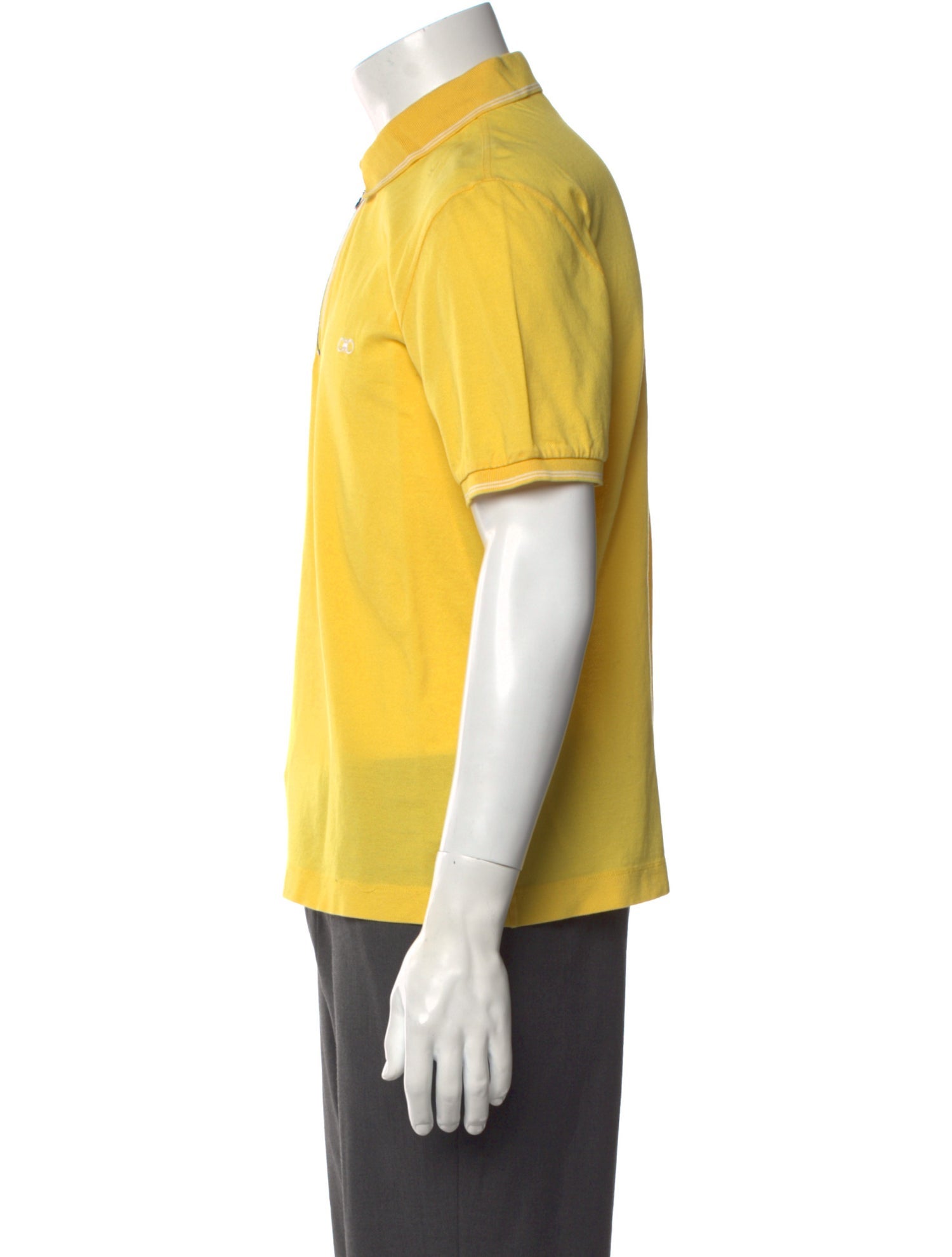 Salvatore Ferragamo Collar Short Sleeve Polo Shirt