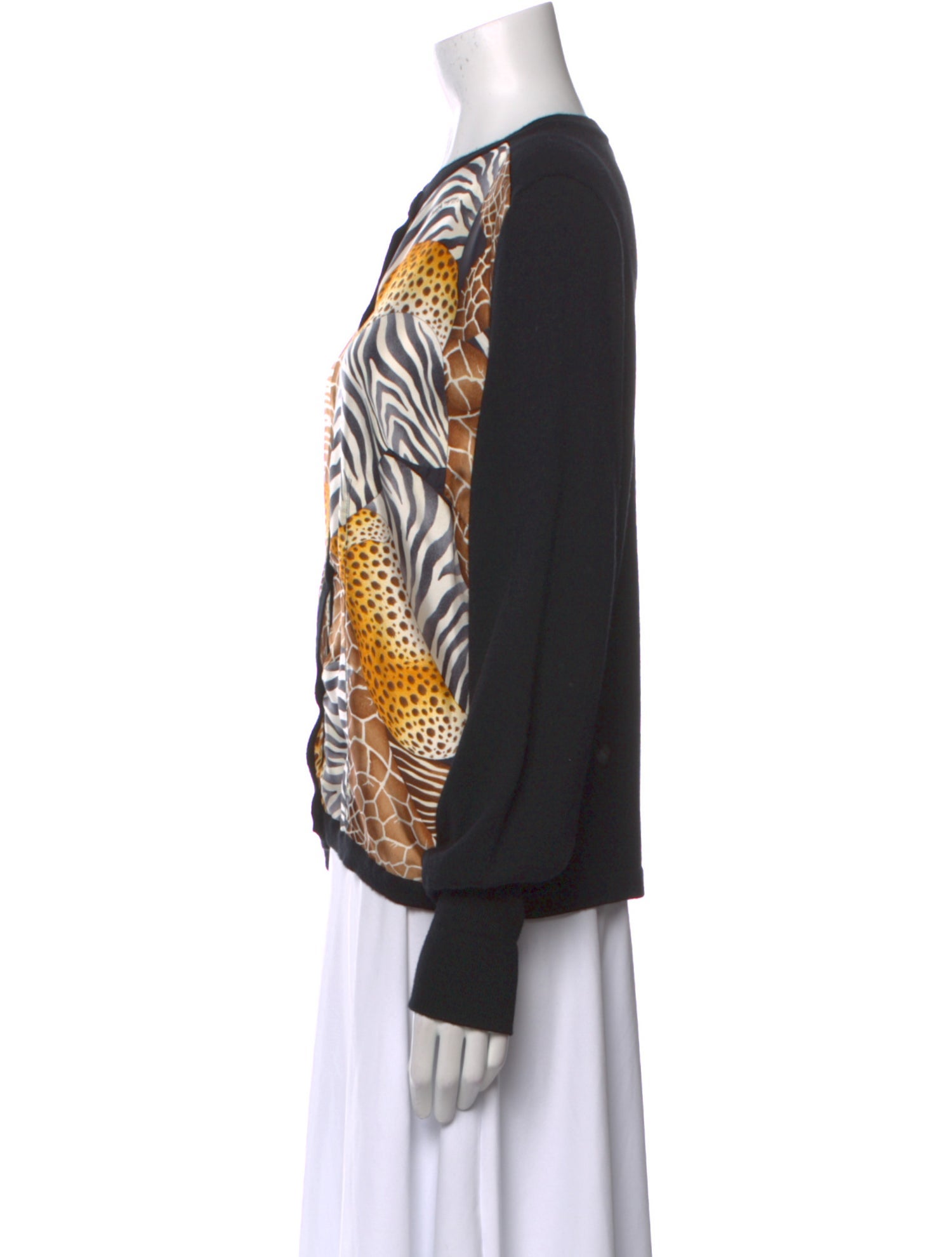 Salvatore Ferragamo Wool Printed Sweater