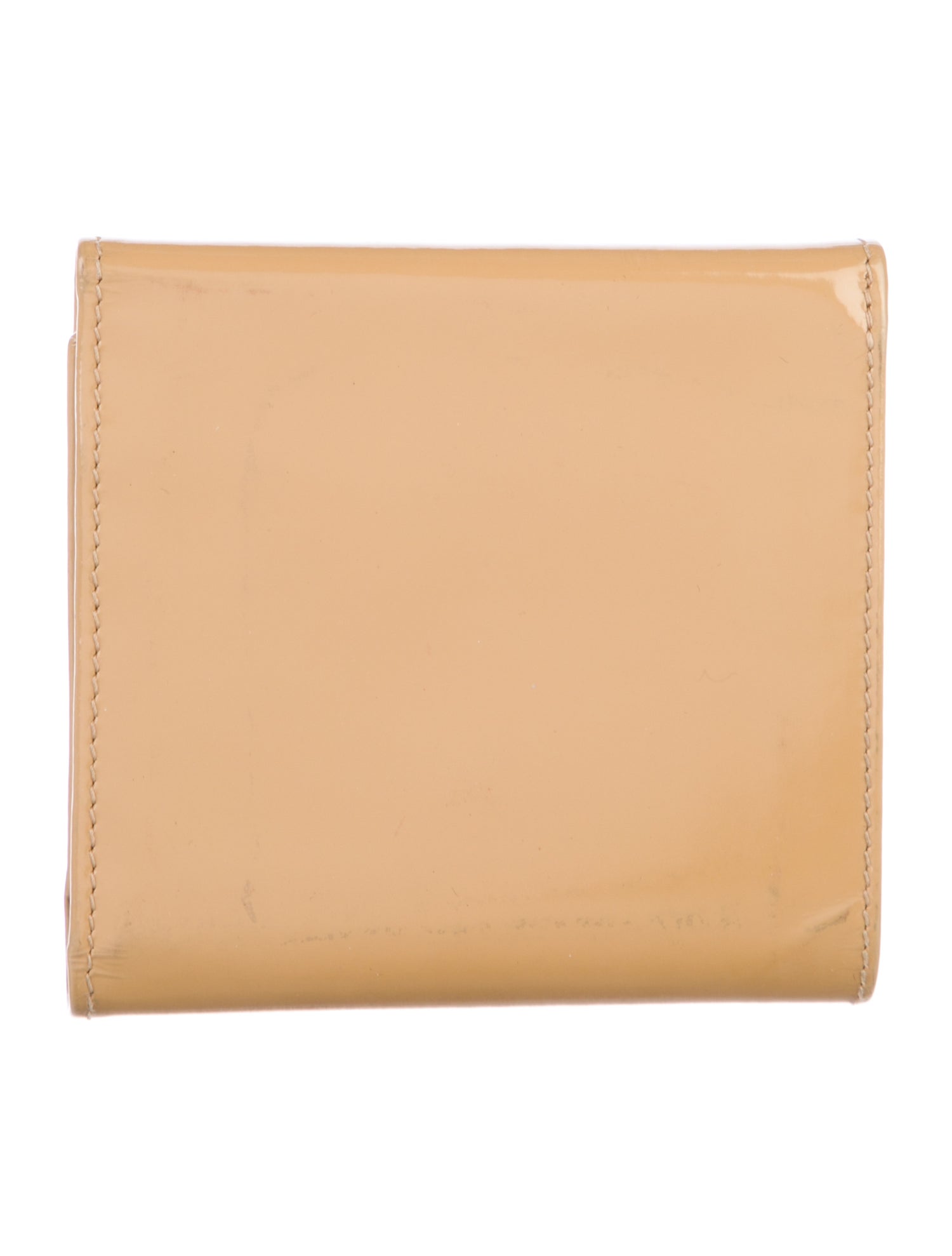 Salvatore Ferragamo Patent Leather Compact Wallet