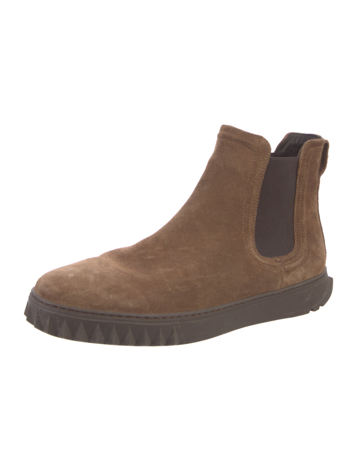 Salvatore Ferragamo Suede Chelsea Boots