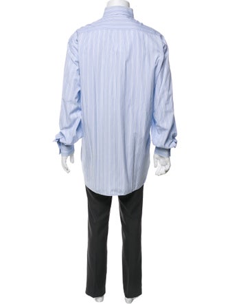 Salvatore Ferragamo Striped Long Sleeve Shirt