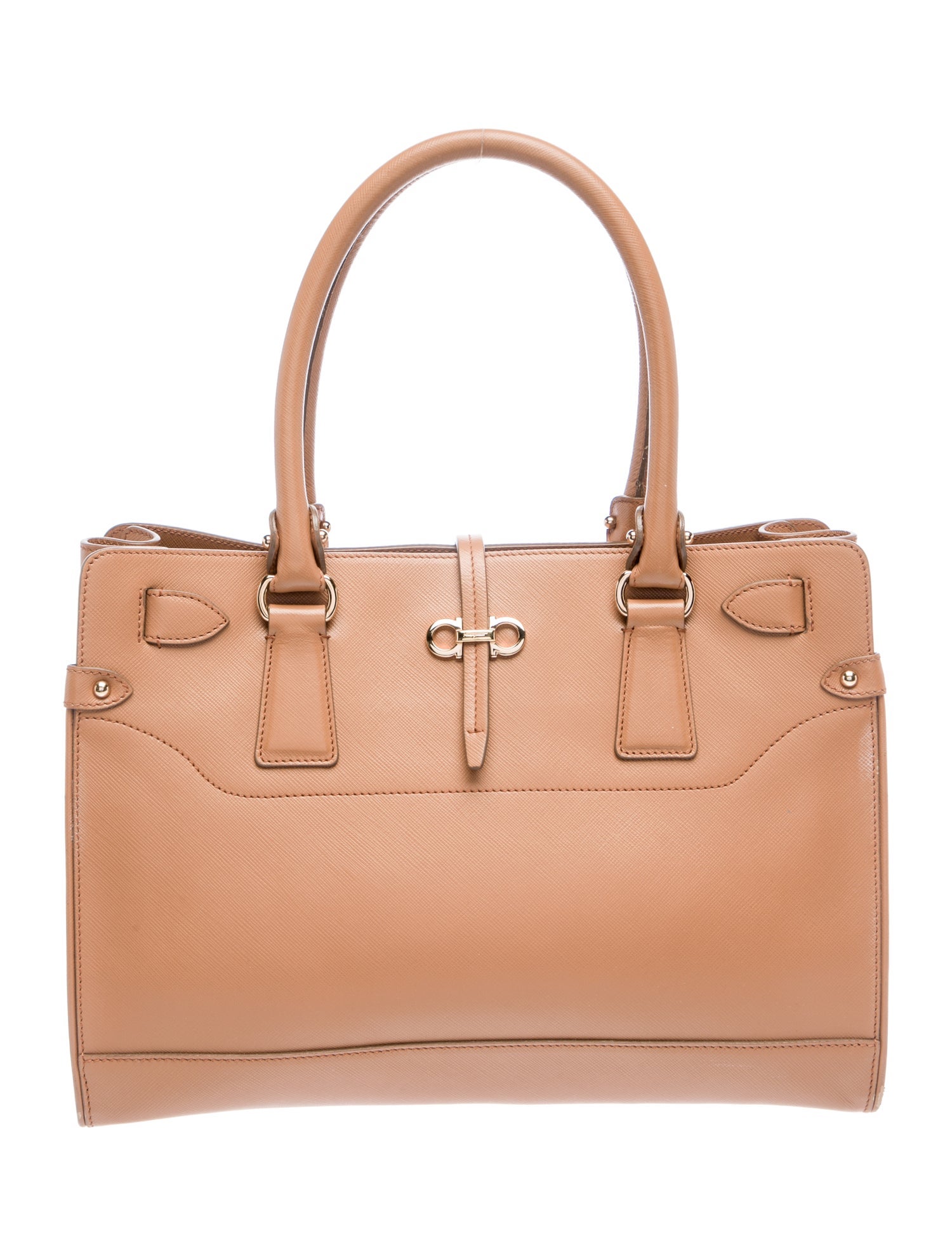 Salvatore Ferragamo Gancini Top Handle Bag