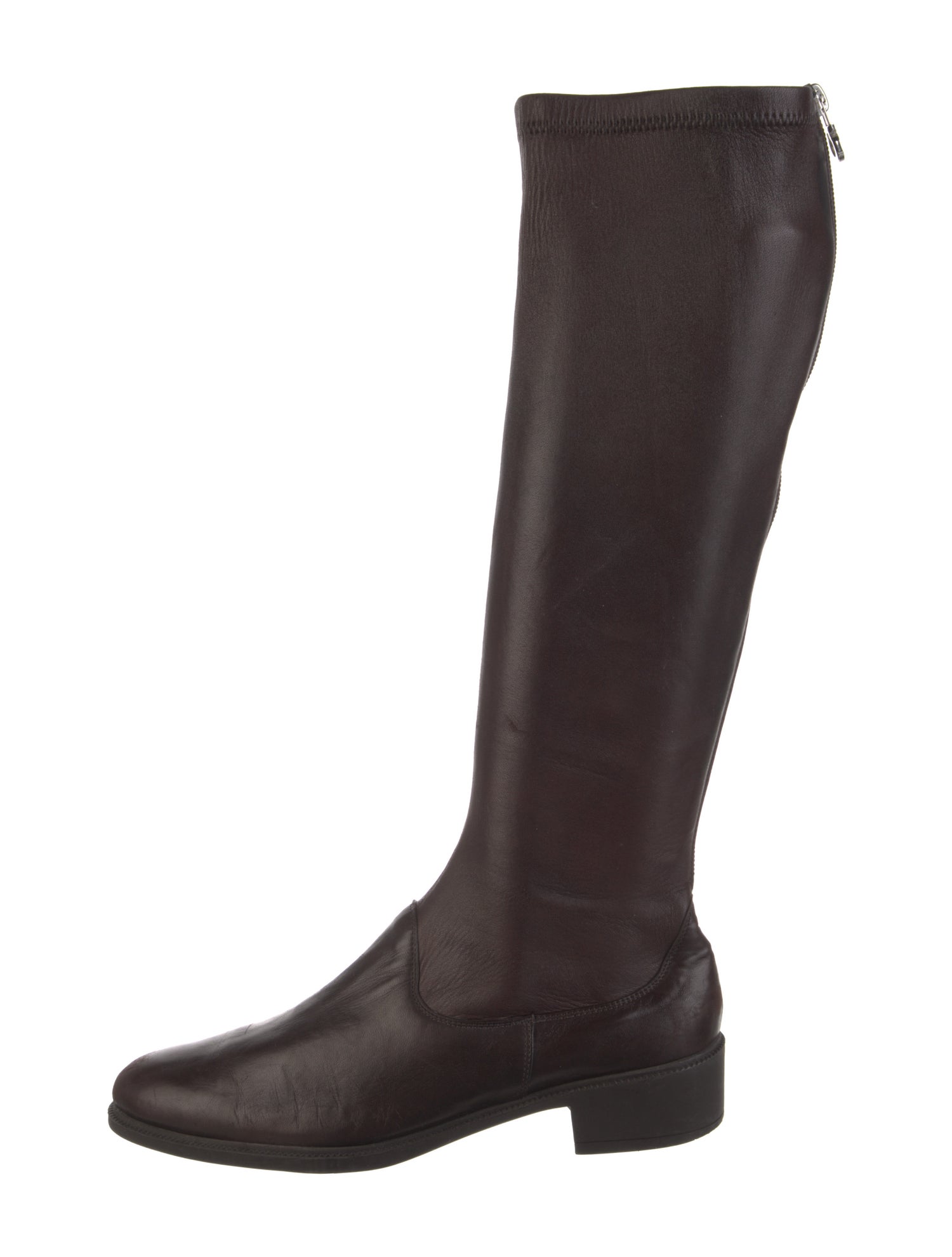 Salvatore Ferragamo Leather Riding Boots