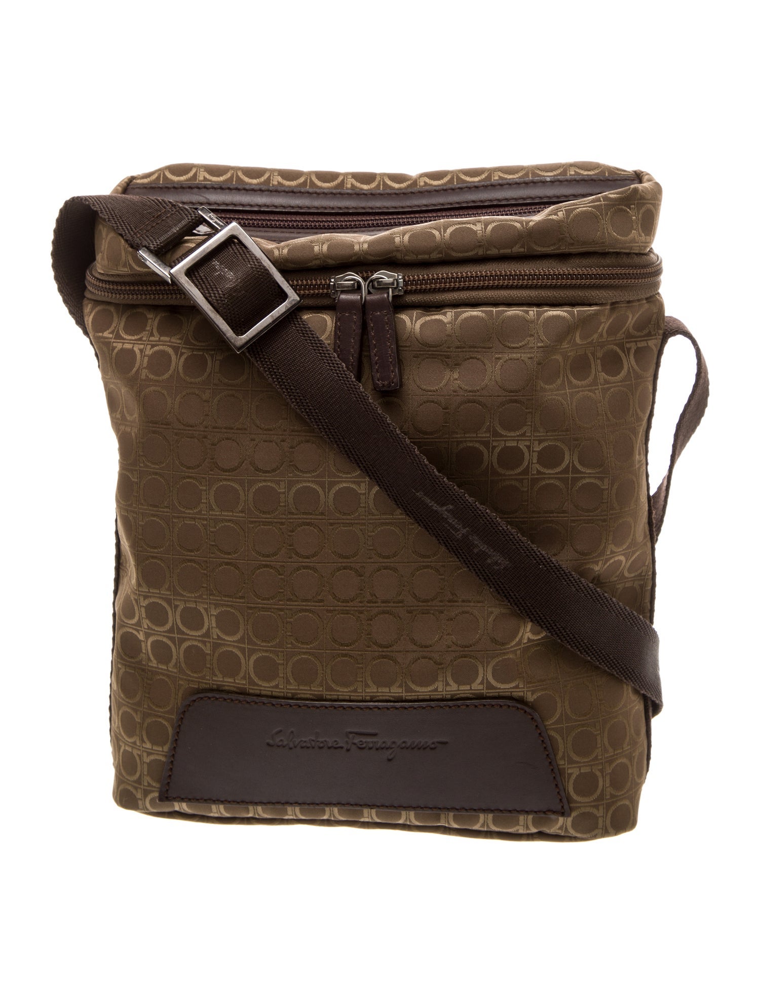 Salvatore Ferragamo Nylon Messenger Bag