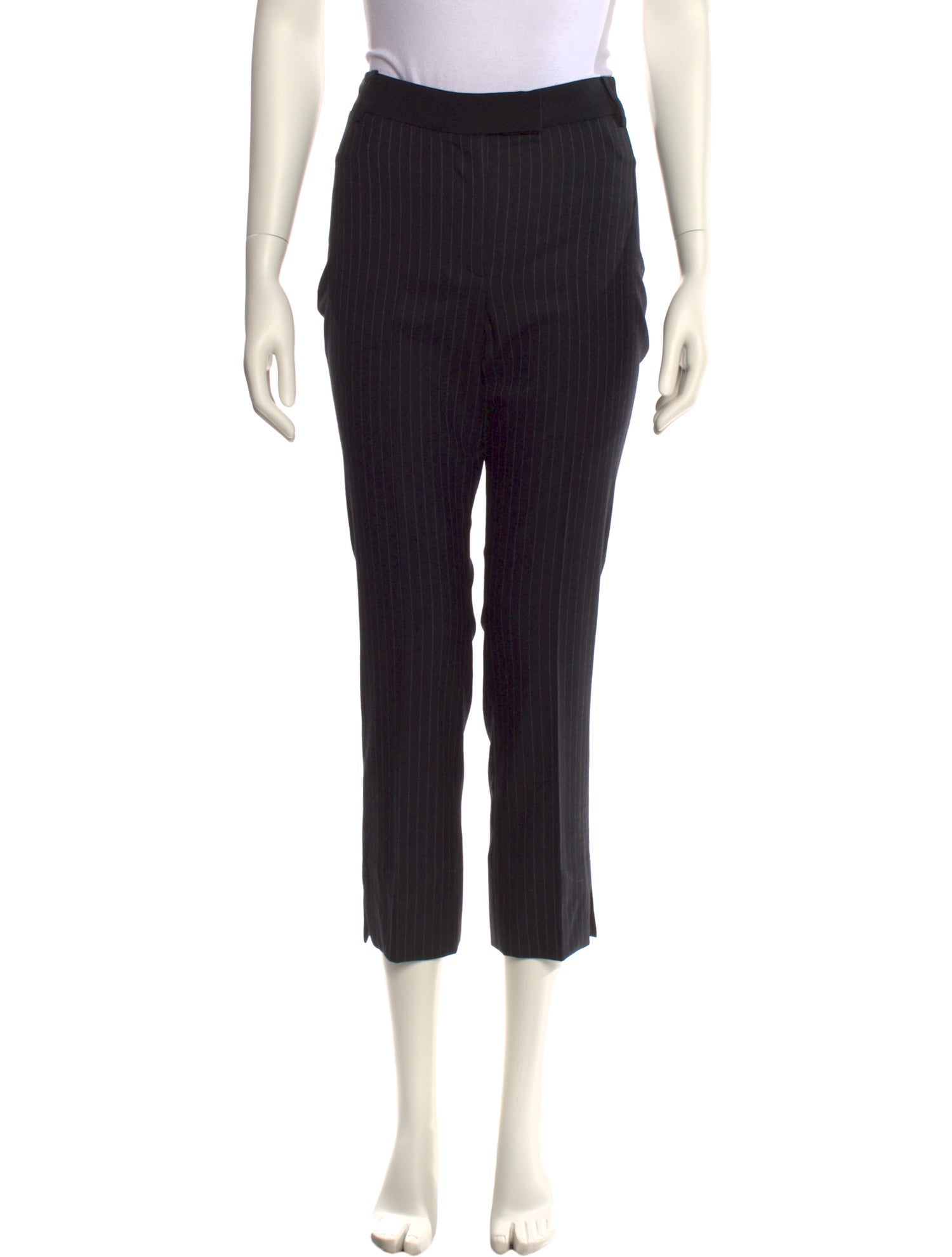 Salvatore Ferragamo Wool Straight Leg Pants
