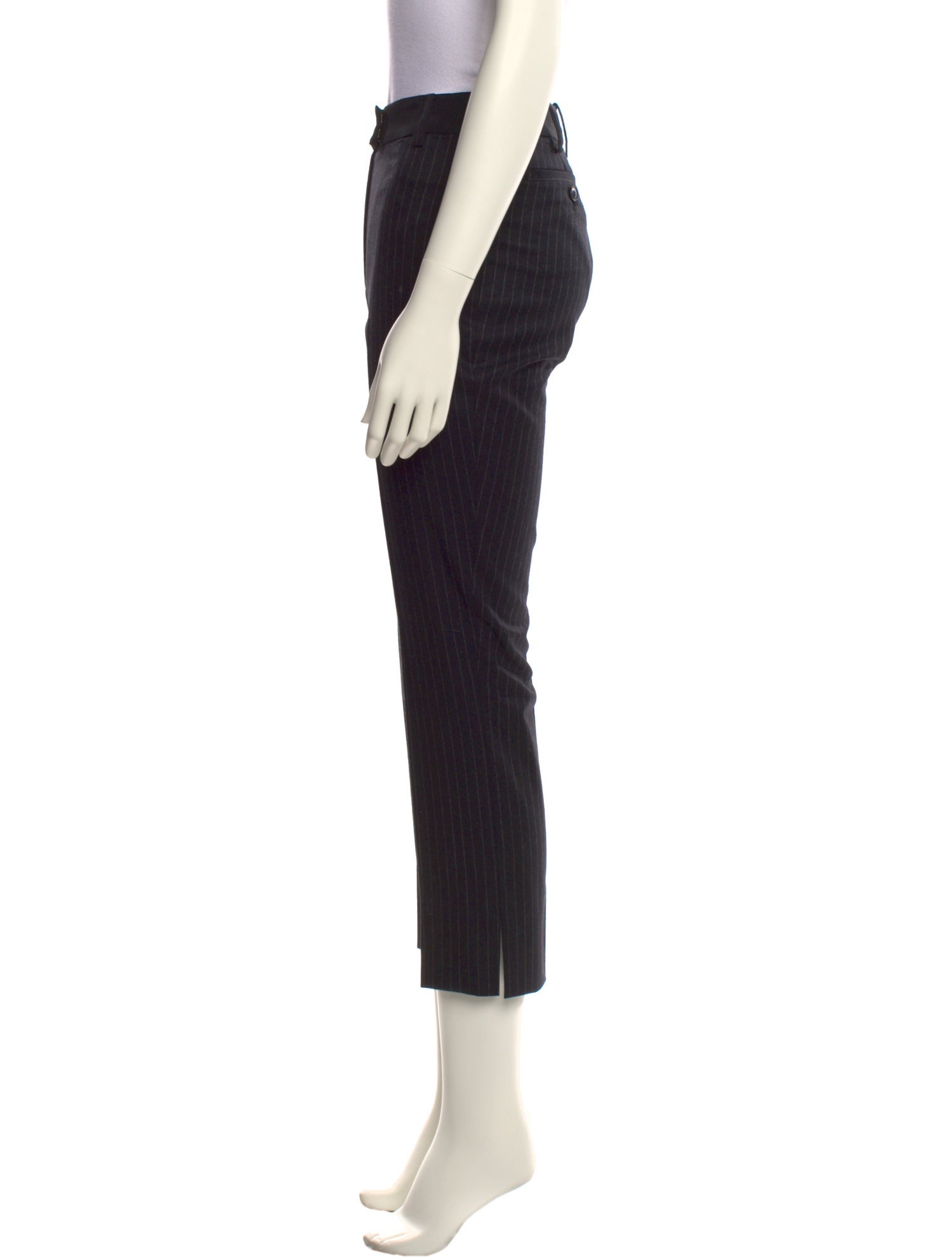 Salvatore Ferragamo Wool Straight Leg Pants