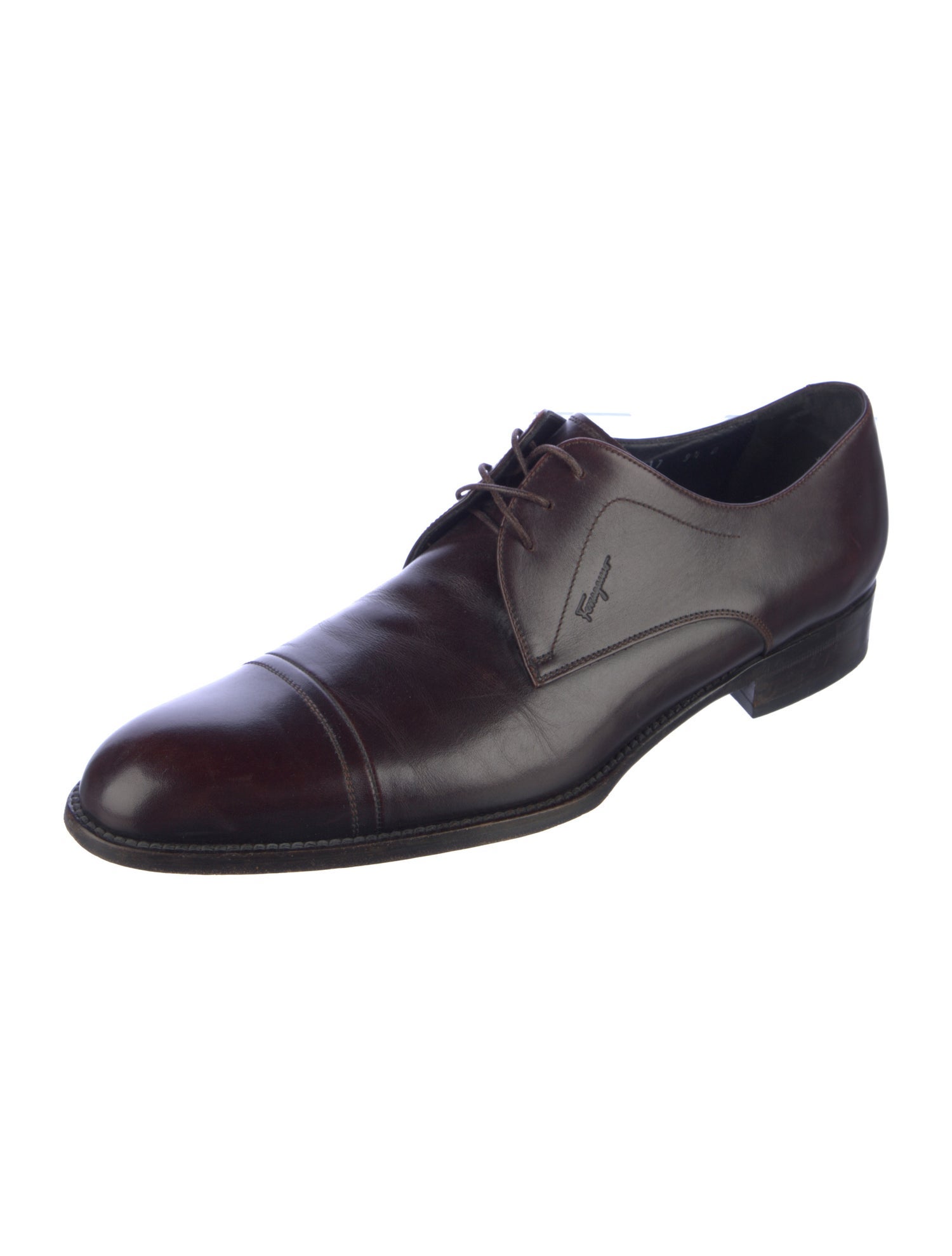 Salvatore Ferragamo Leather Derby Shoes
