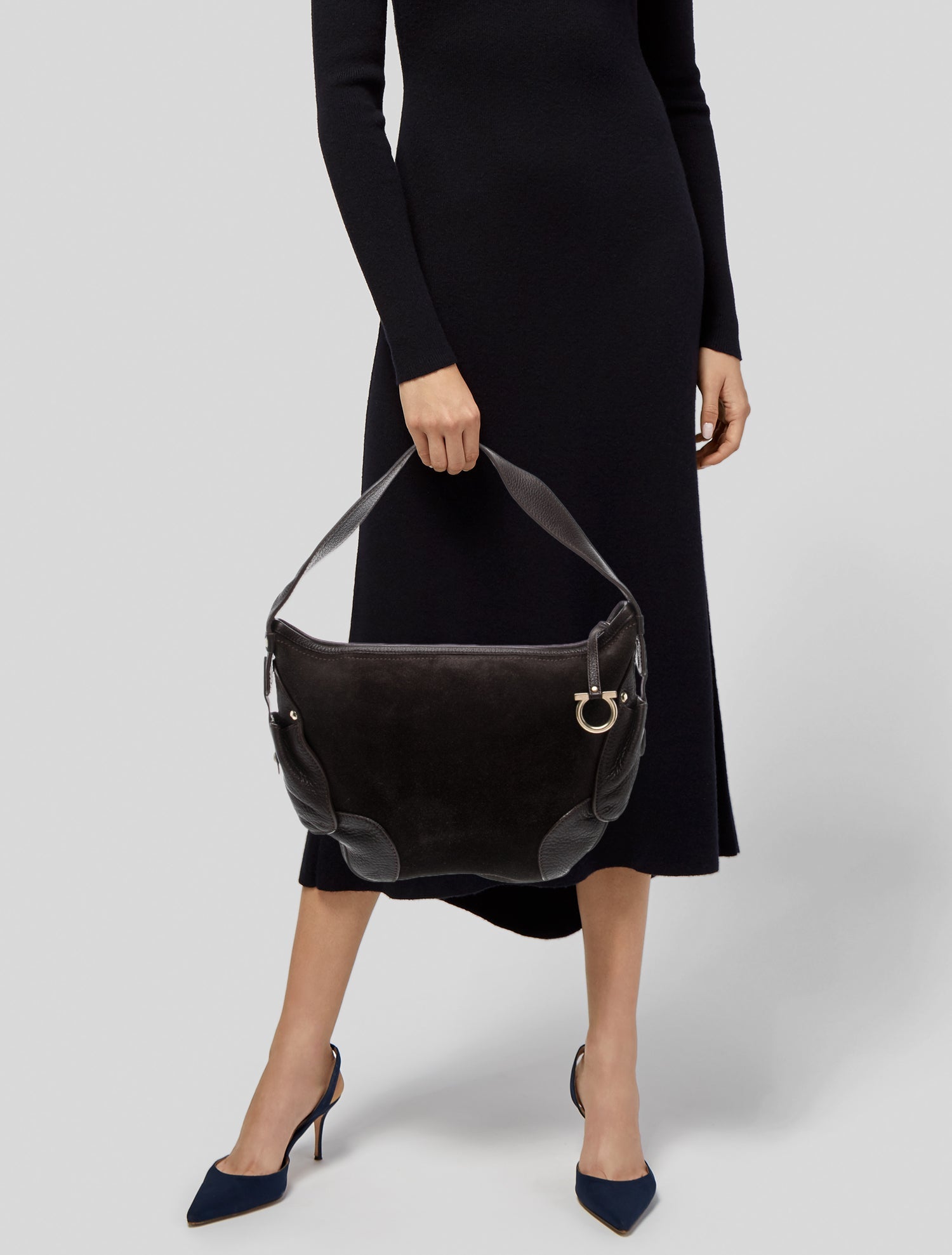 Salvatore Ferragamo Gancini Shoulder Bag