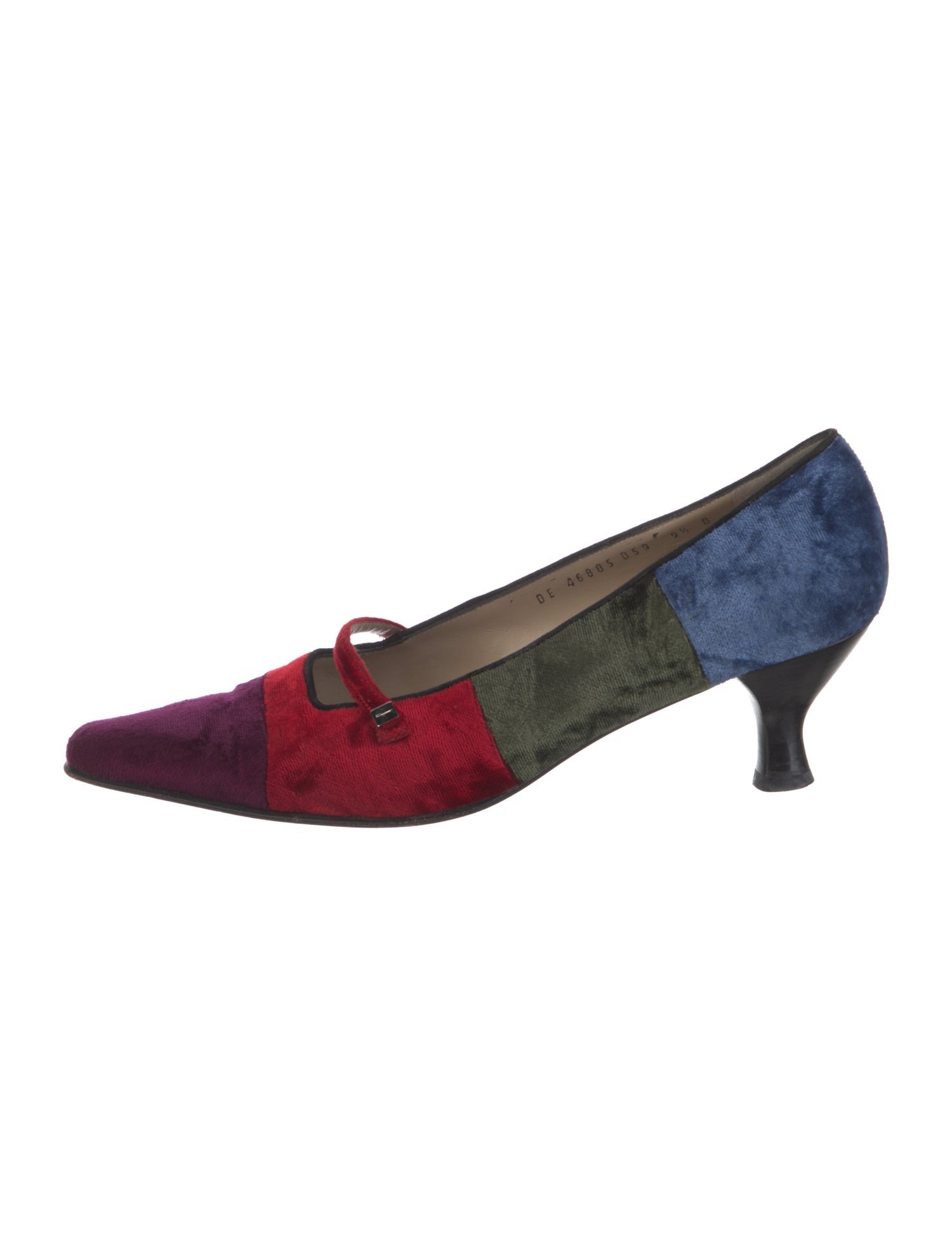 Salvatore Ferragamo Signature Logo Velvet Pumps