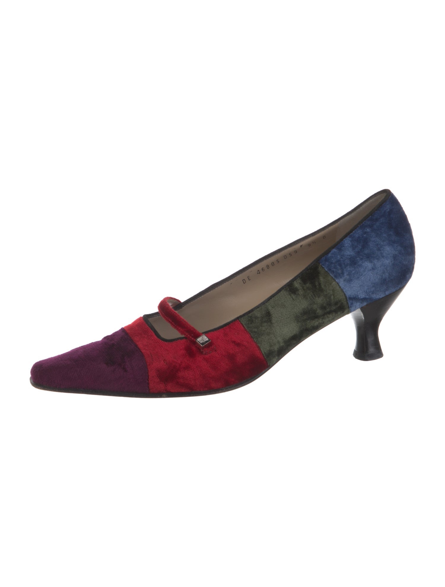 Salvatore Ferragamo Signature Logo Velvet Pumps