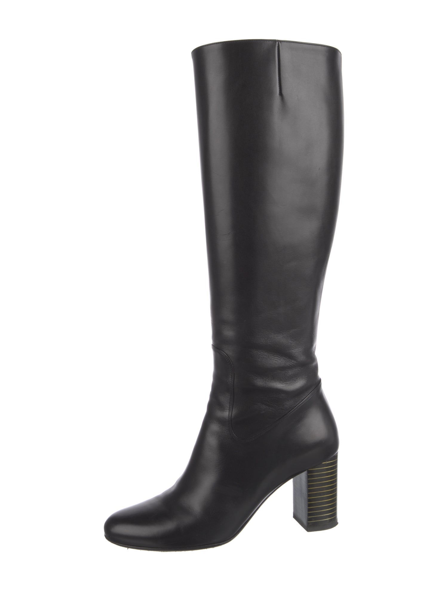Salvatore Ferragamo Leather Riding Boots