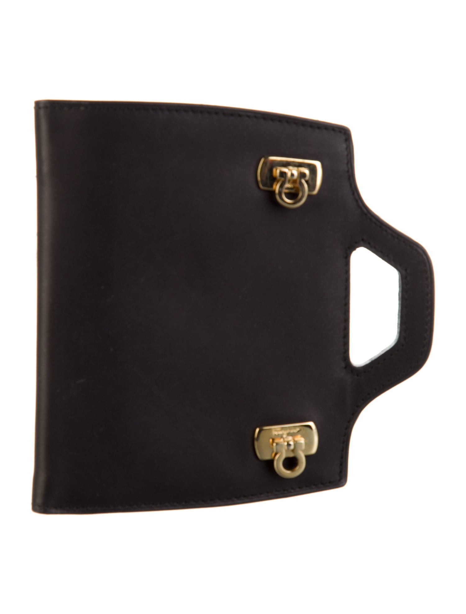 Salvatore Ferragamo Leather Printed Coin Pouch